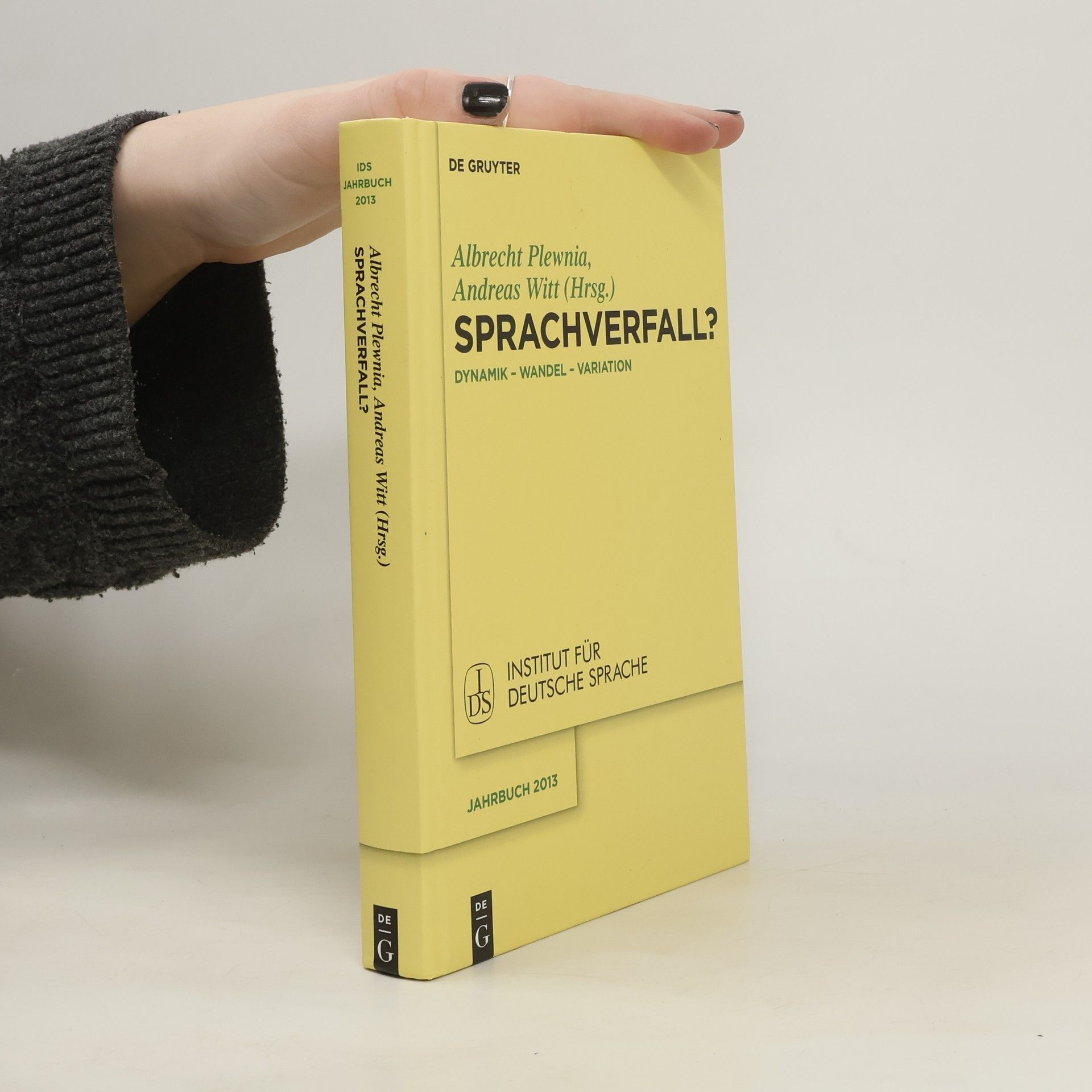 Albrecht Plewnia Sprachverfall?
