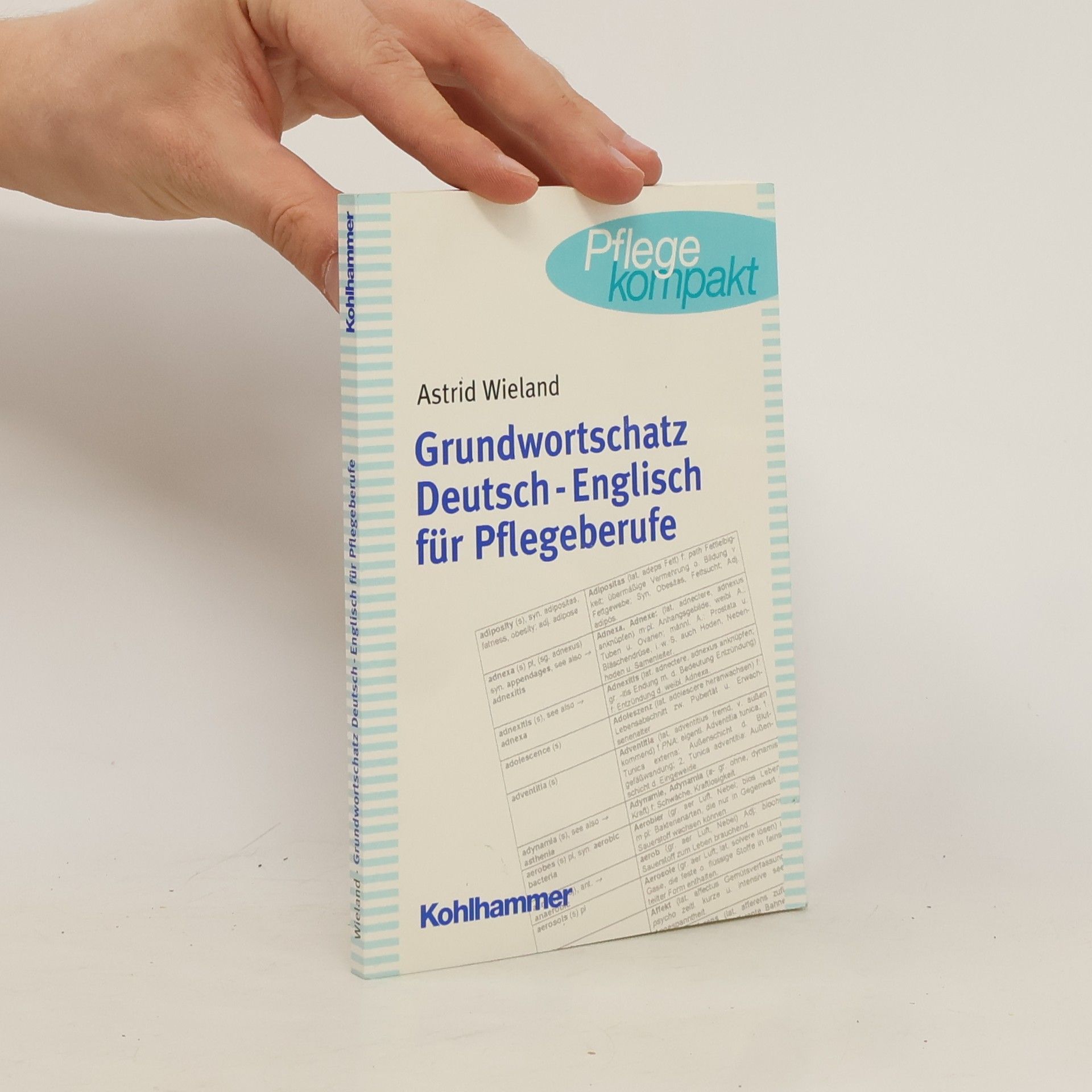 Astrid Wieland Grundwortschatz Deutsch-Englisch für Pflegeberufe