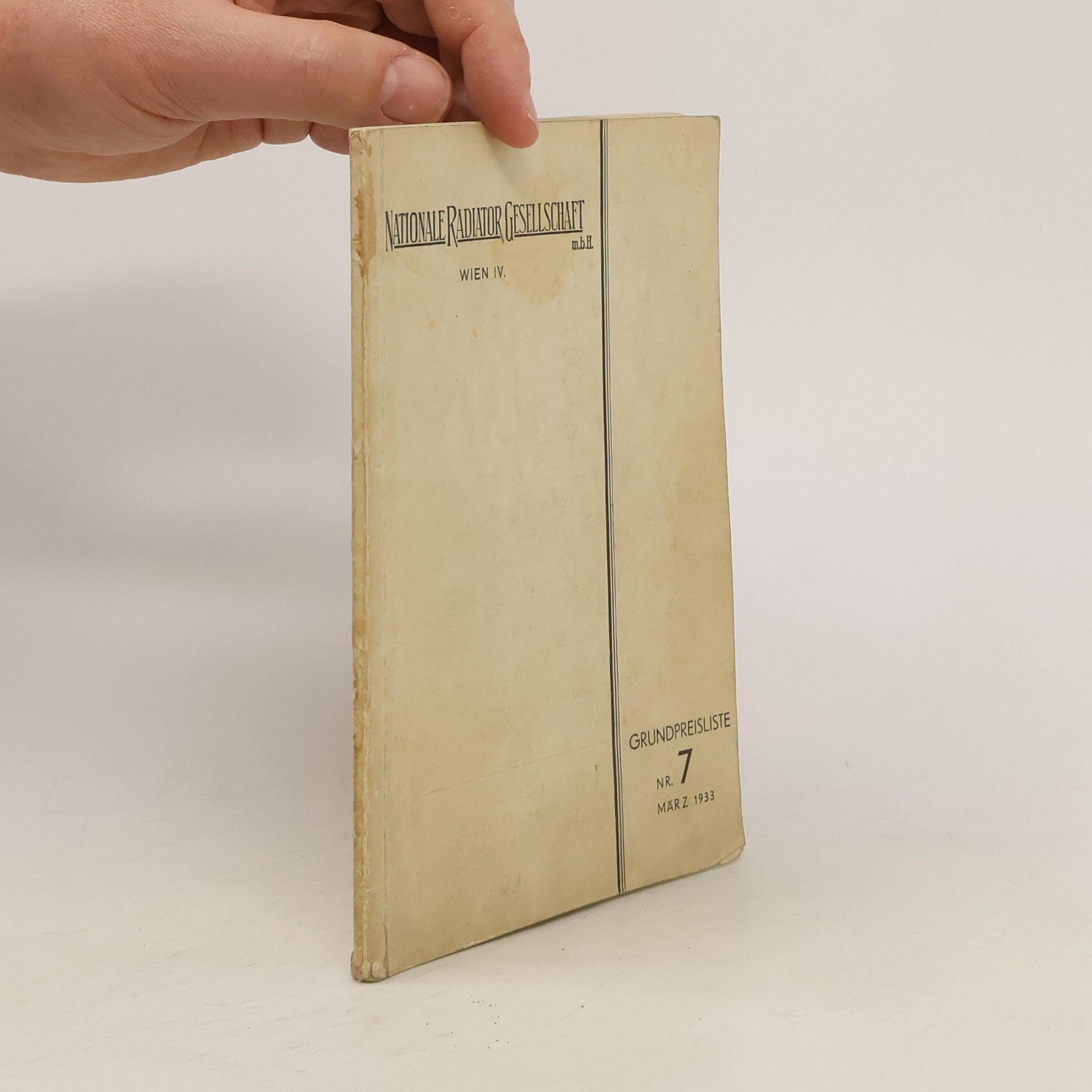 Autorenkollektiv Nationale Radiator Gesellschaft Nr. 7