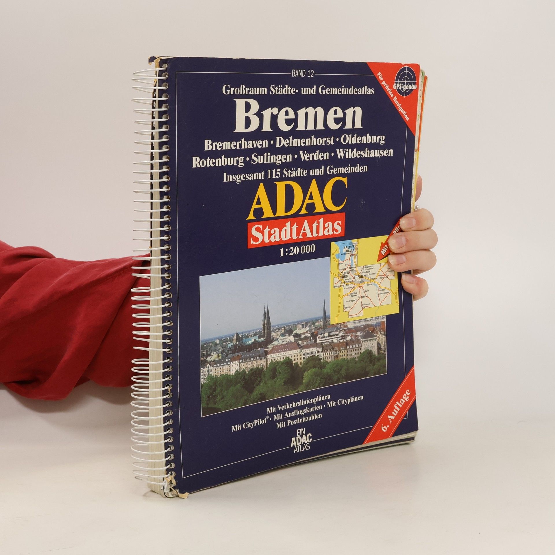 ADAC Kartografie ADAC StadtAtlas Bremen mit Bremerhaven, Delmenhorst, Helgoland, Oldenburg