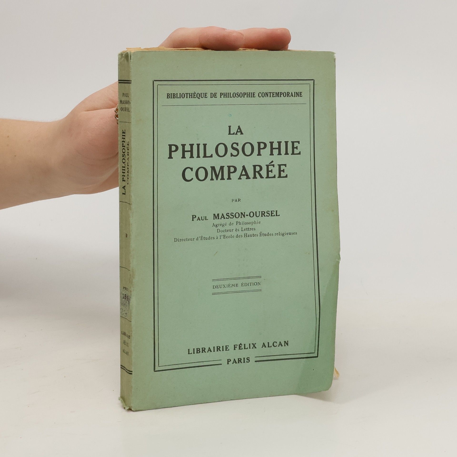 Paul Masson Oursel La Philosophie Comparee