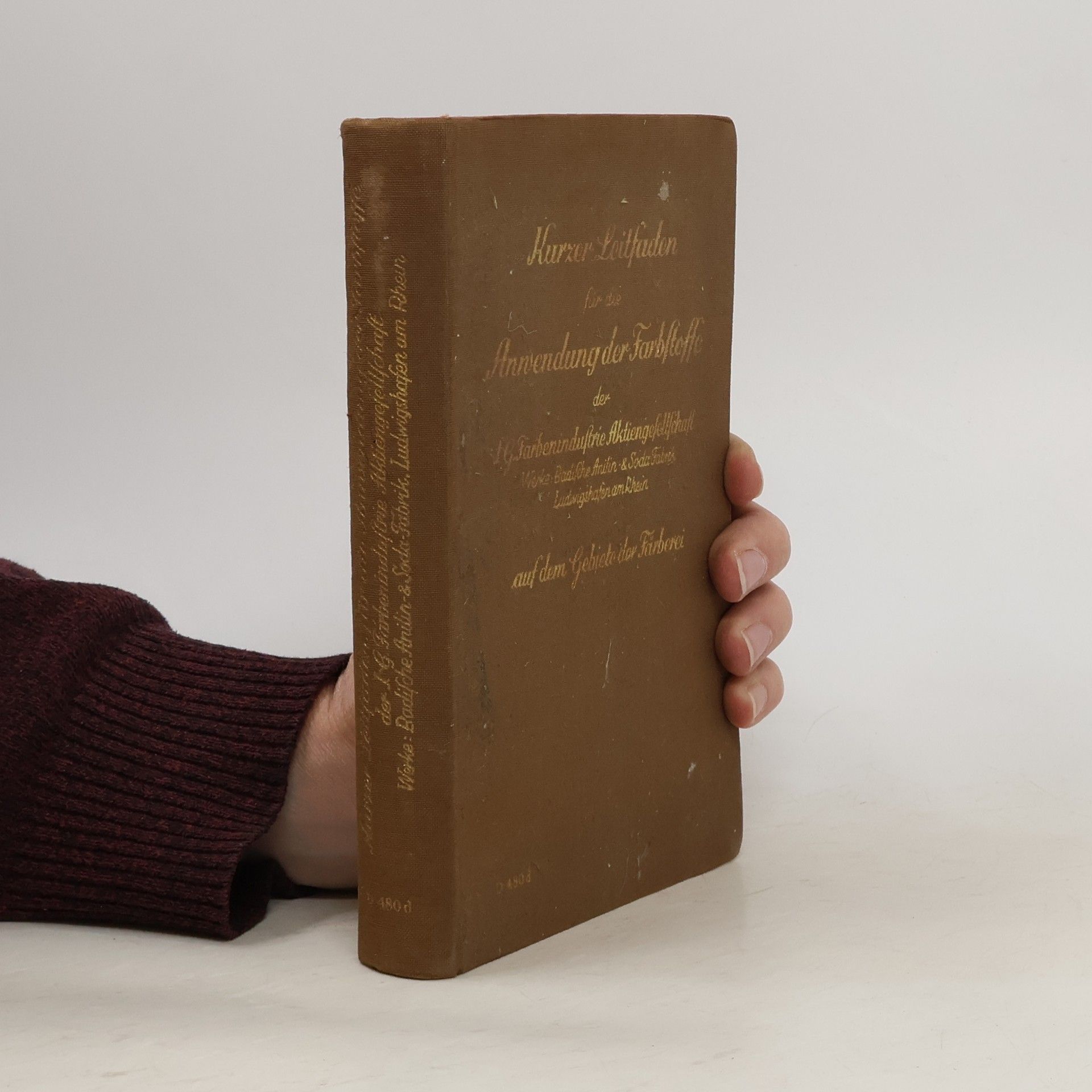 Autorenkollektiv Kurzer Leitfaden für die Anwendung der Farbstoffe