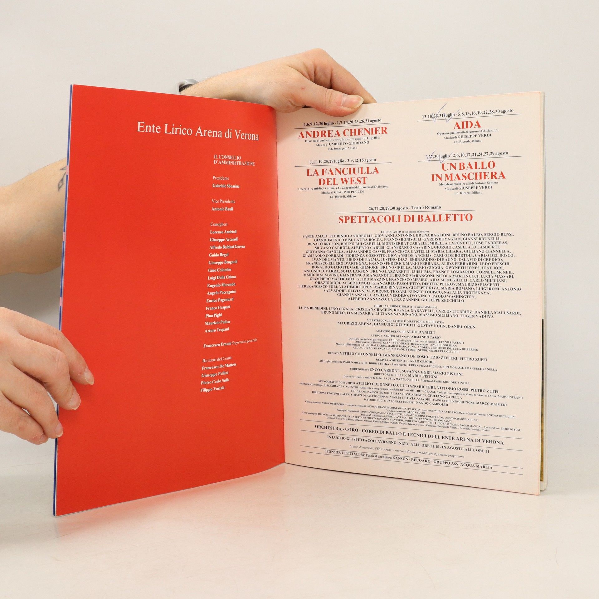 Various authors Arena di Verona 1987