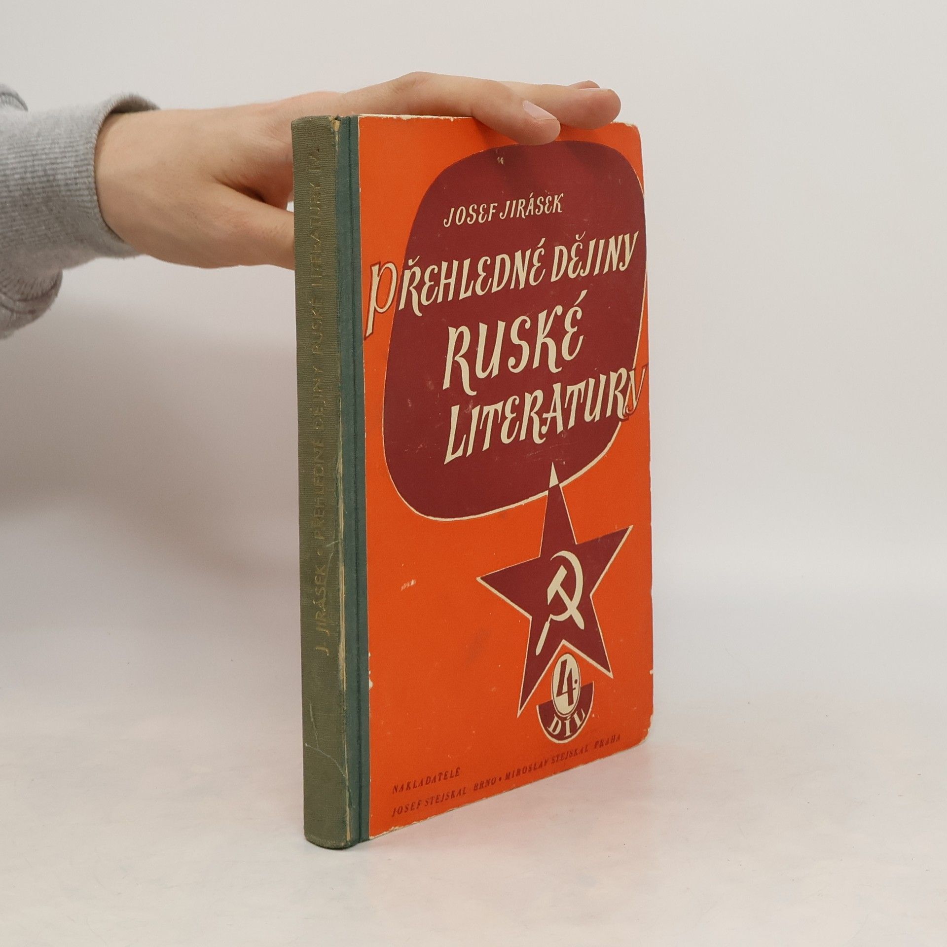 Josef Jirásek Přehledné dějiny ruské literatury IV.