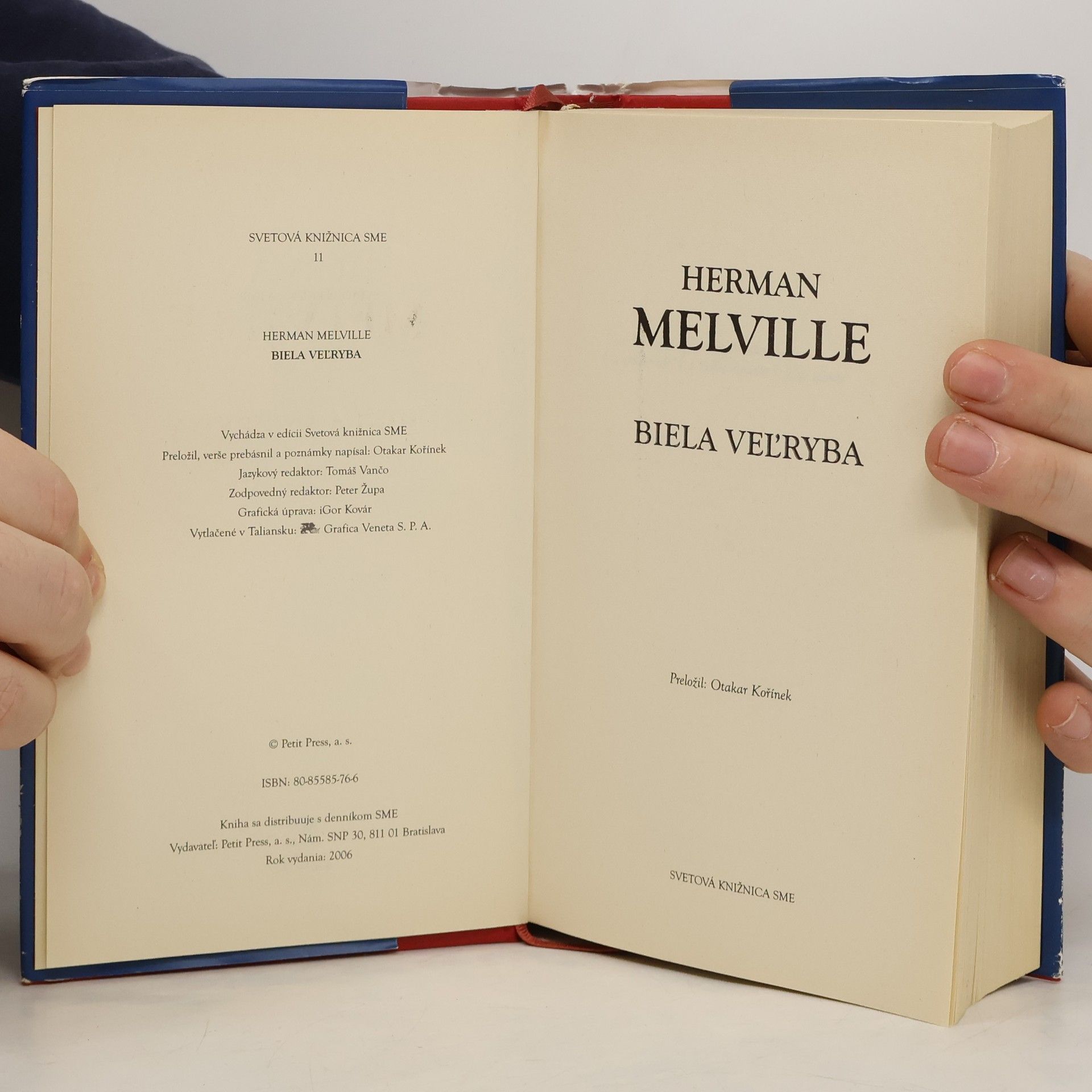 Herman Melville Biela Vel'ryba
