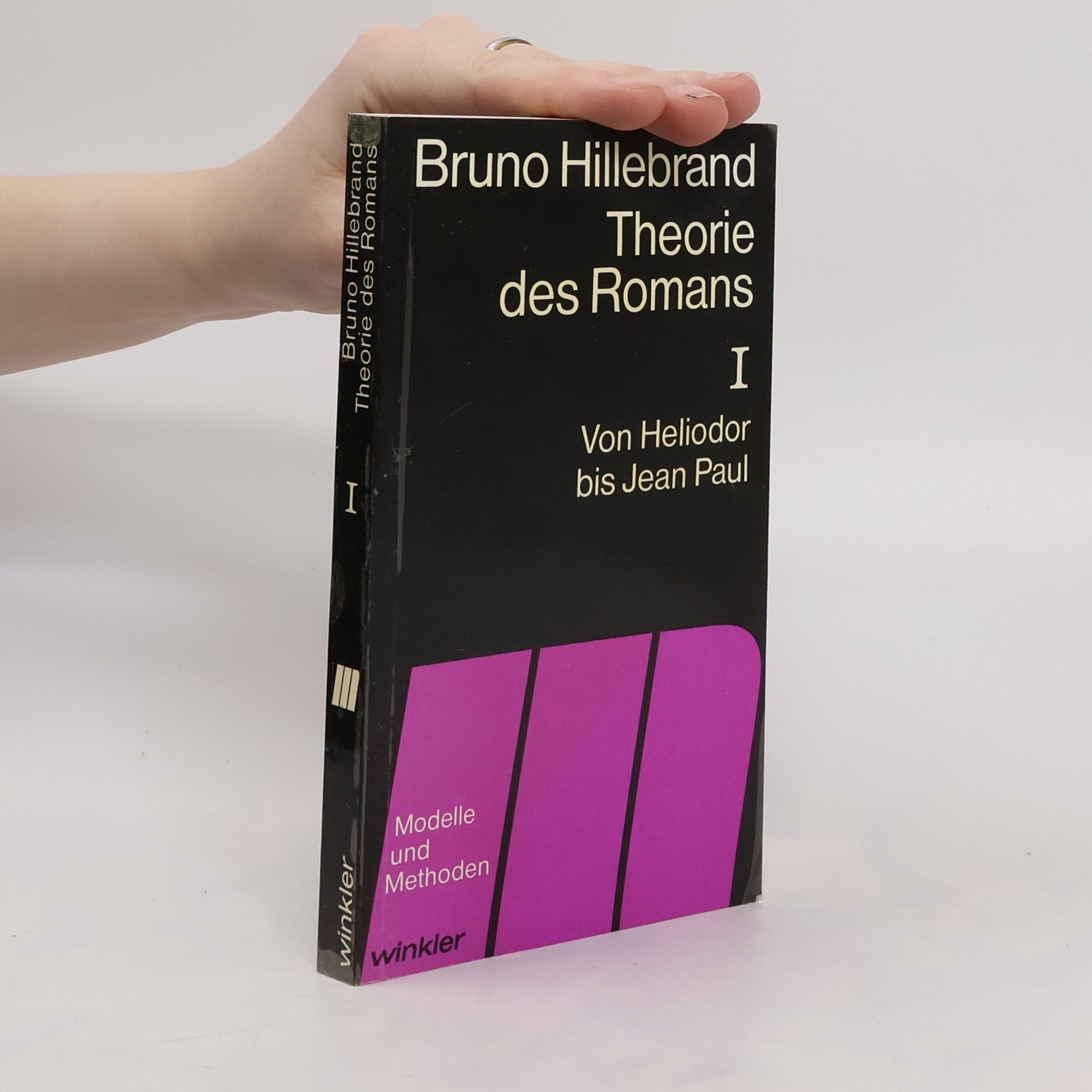 Bruno Hillebrand Theorie des Romans I.