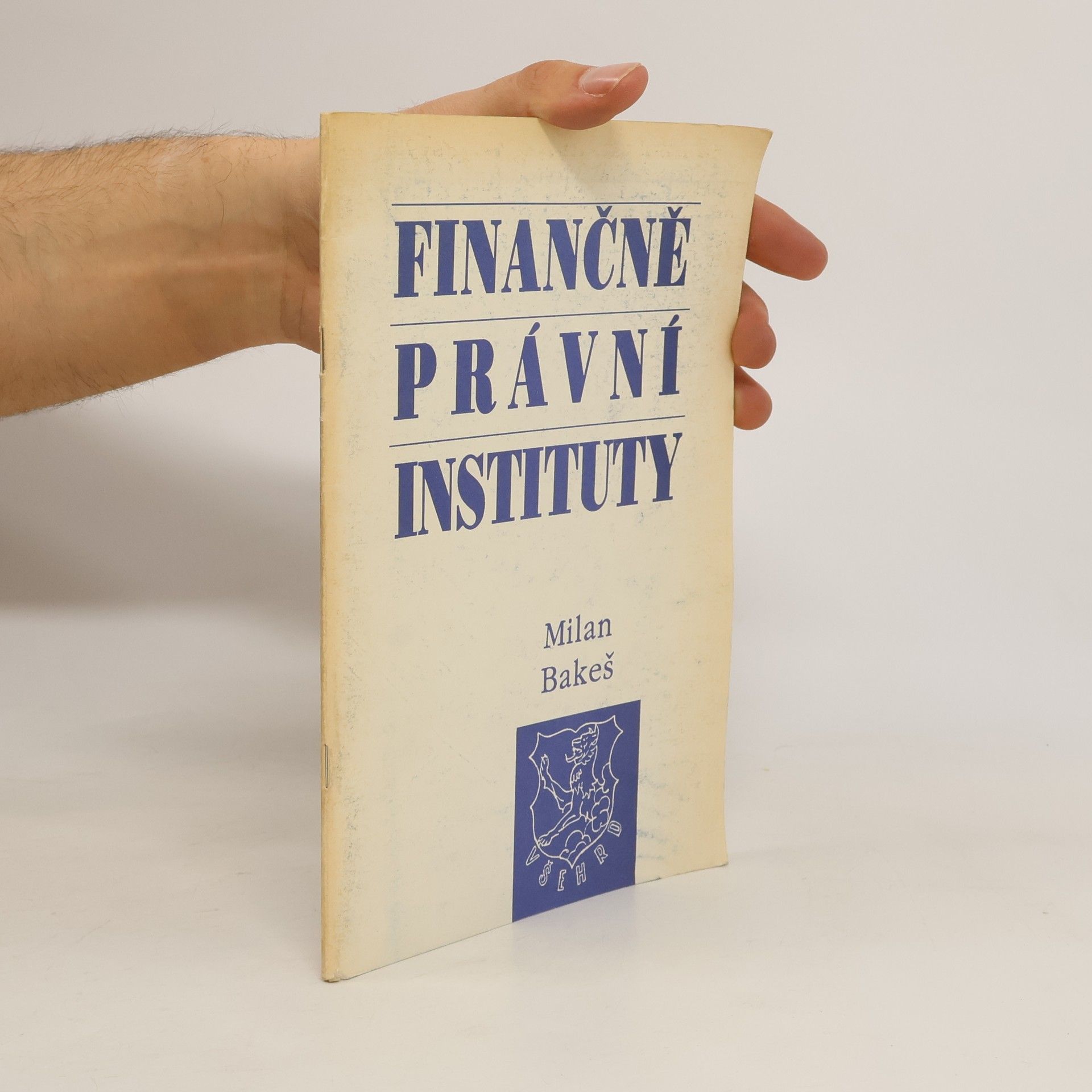 Milan Bakeš Finančně právní instituty