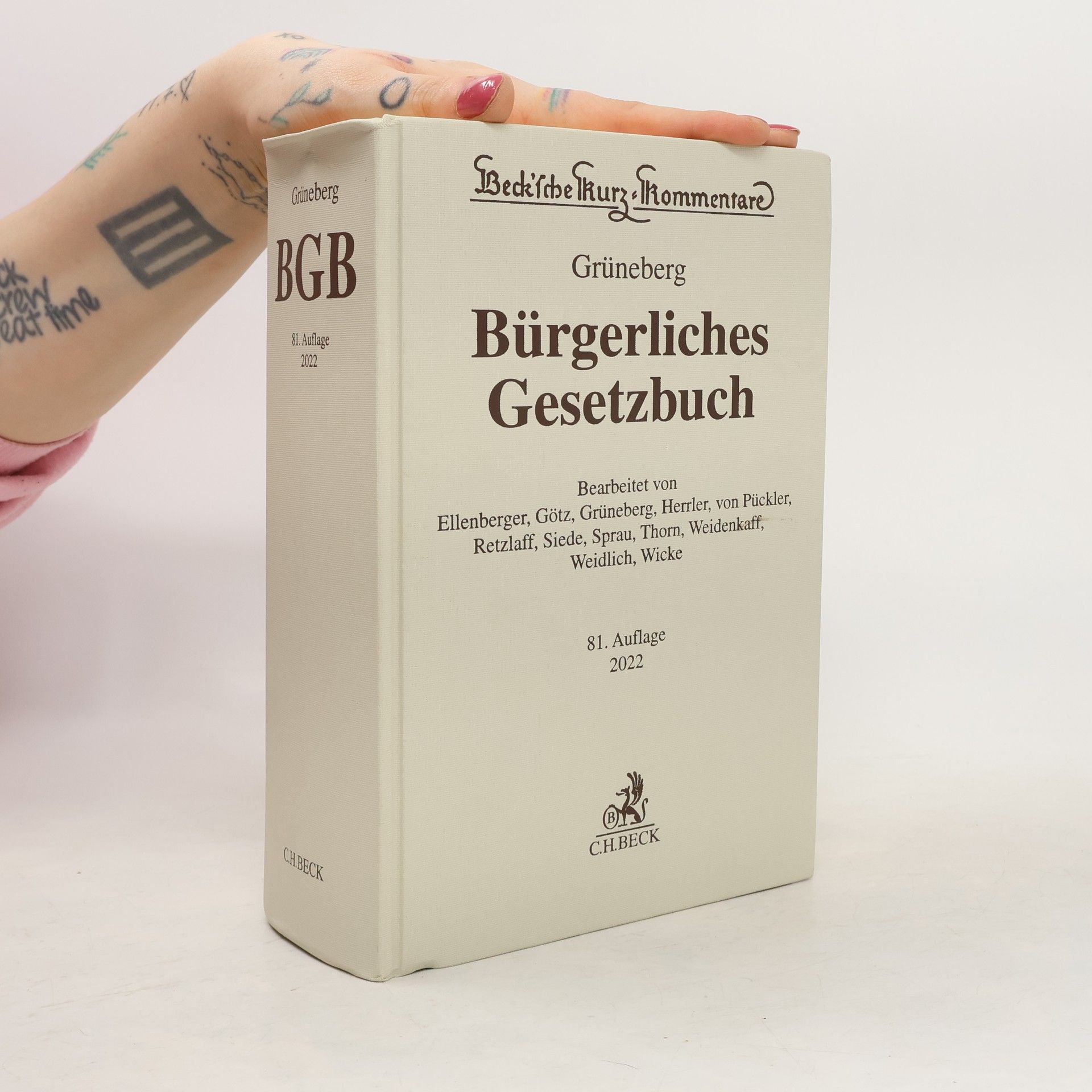 Christian Grüneberg Bürgerliches Gesetzbuch