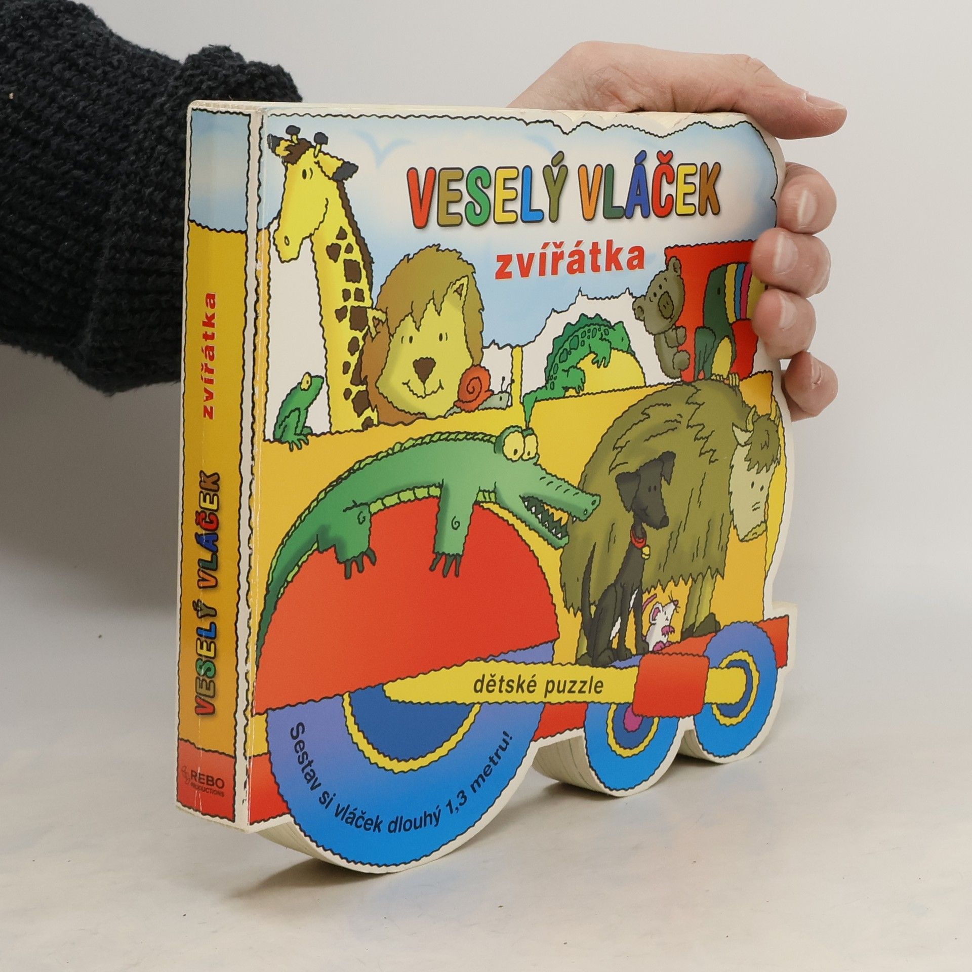 Ivana Nováková Veselý vláček - zvířátka : dětské puzzle