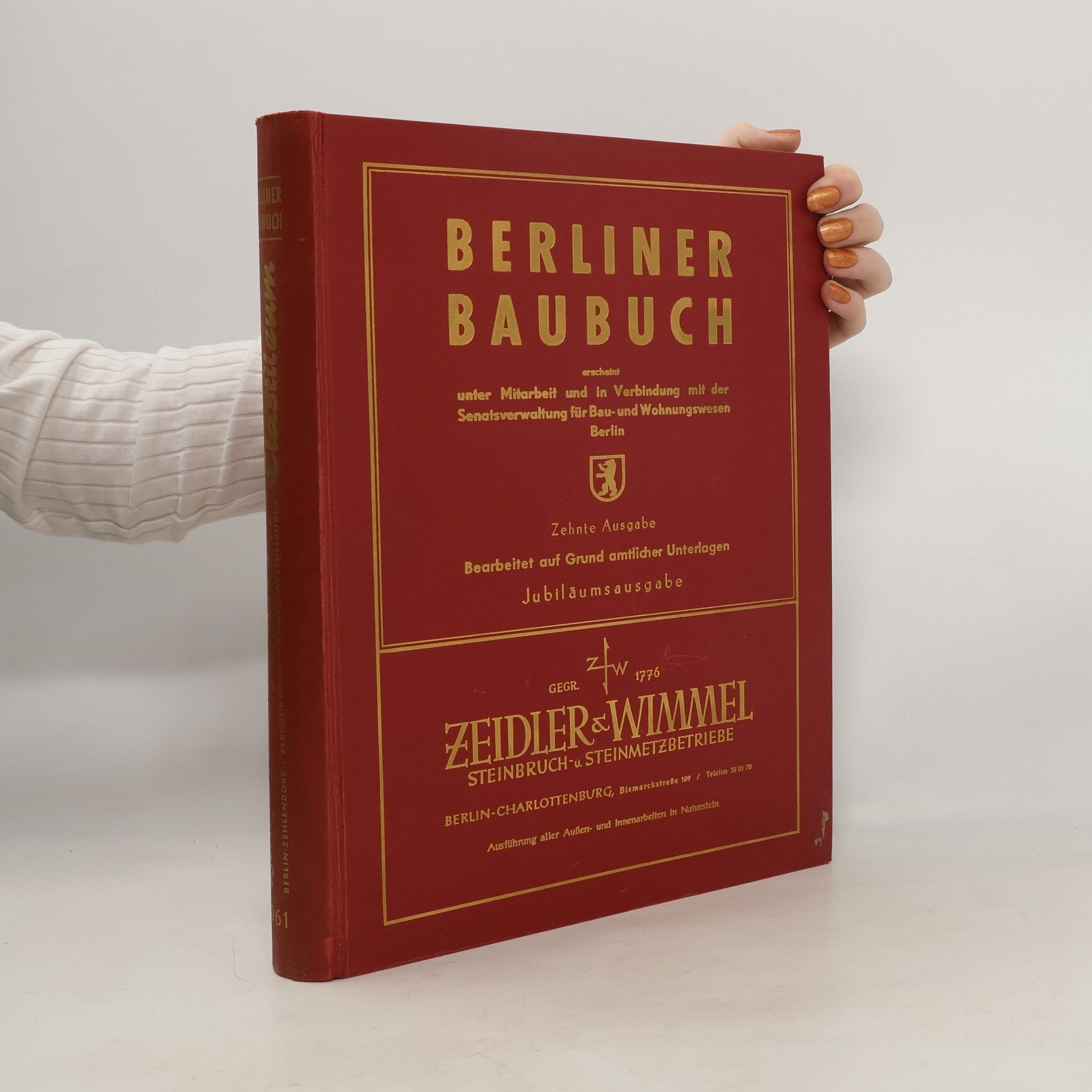 AA.VV. Berliner Baubuch