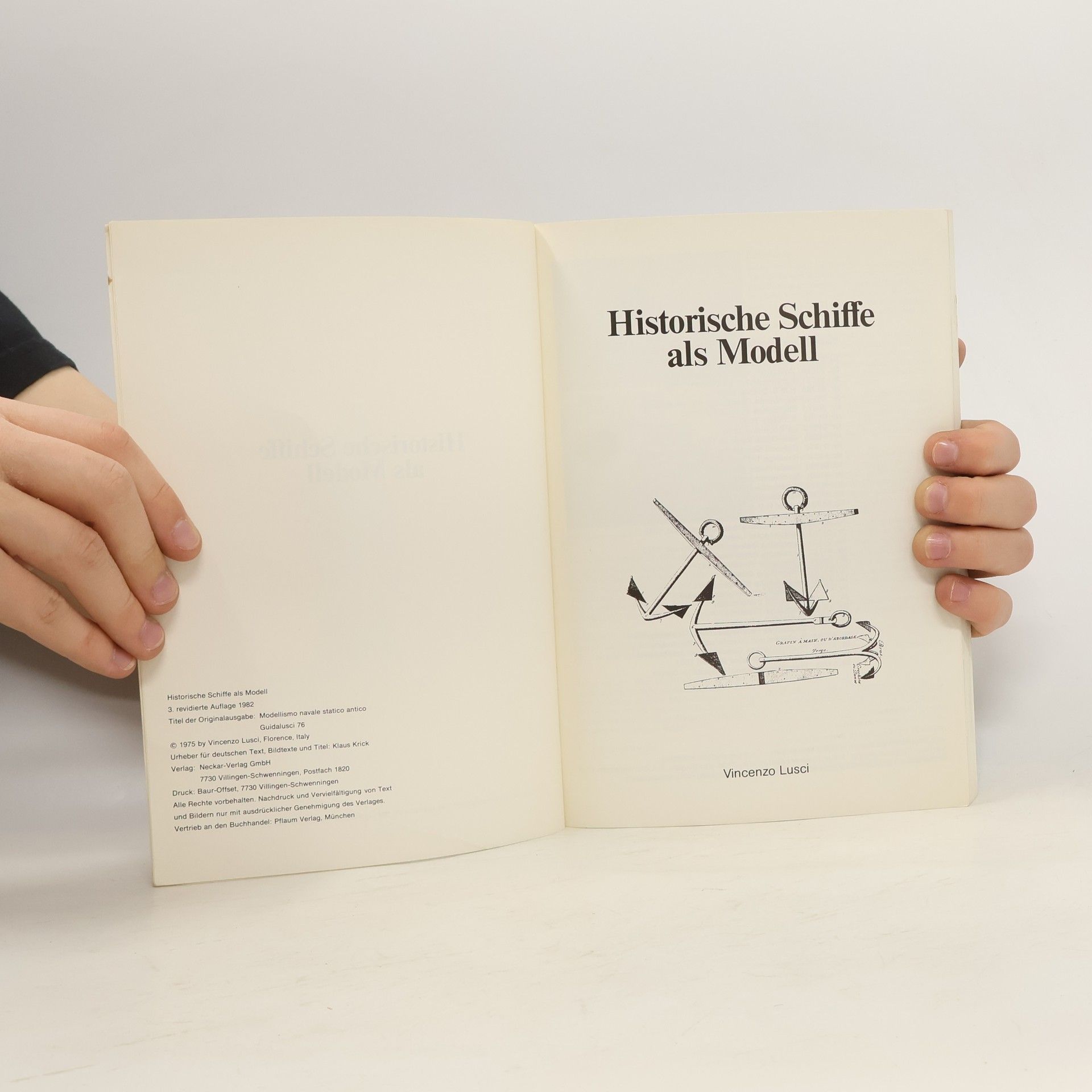 Vincenzo Lusci Historische Schiffe als Modell