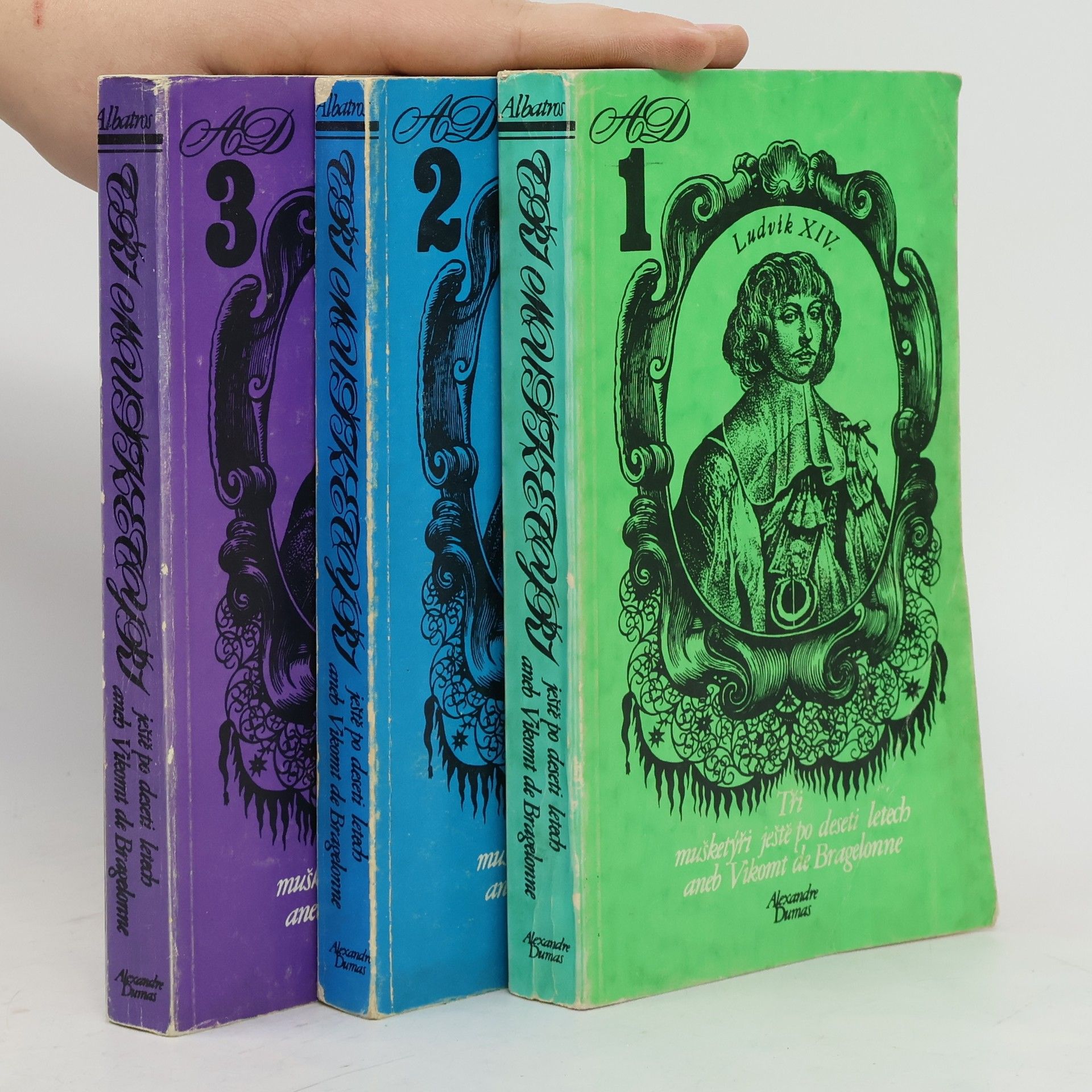 Alexandre Dumas Tři mušketýři ještě po deseti letech aneb Vikomt de Bragelonne 1-3