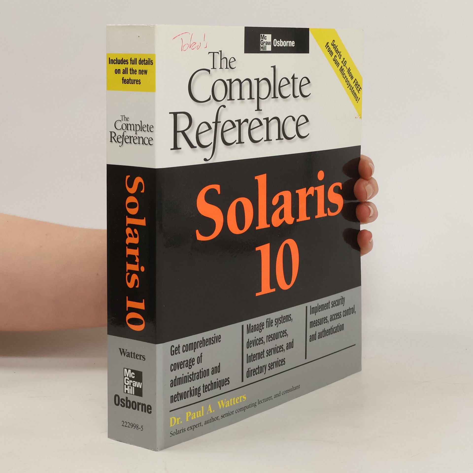 Paul Watters Solaris 10 The Complete Reference