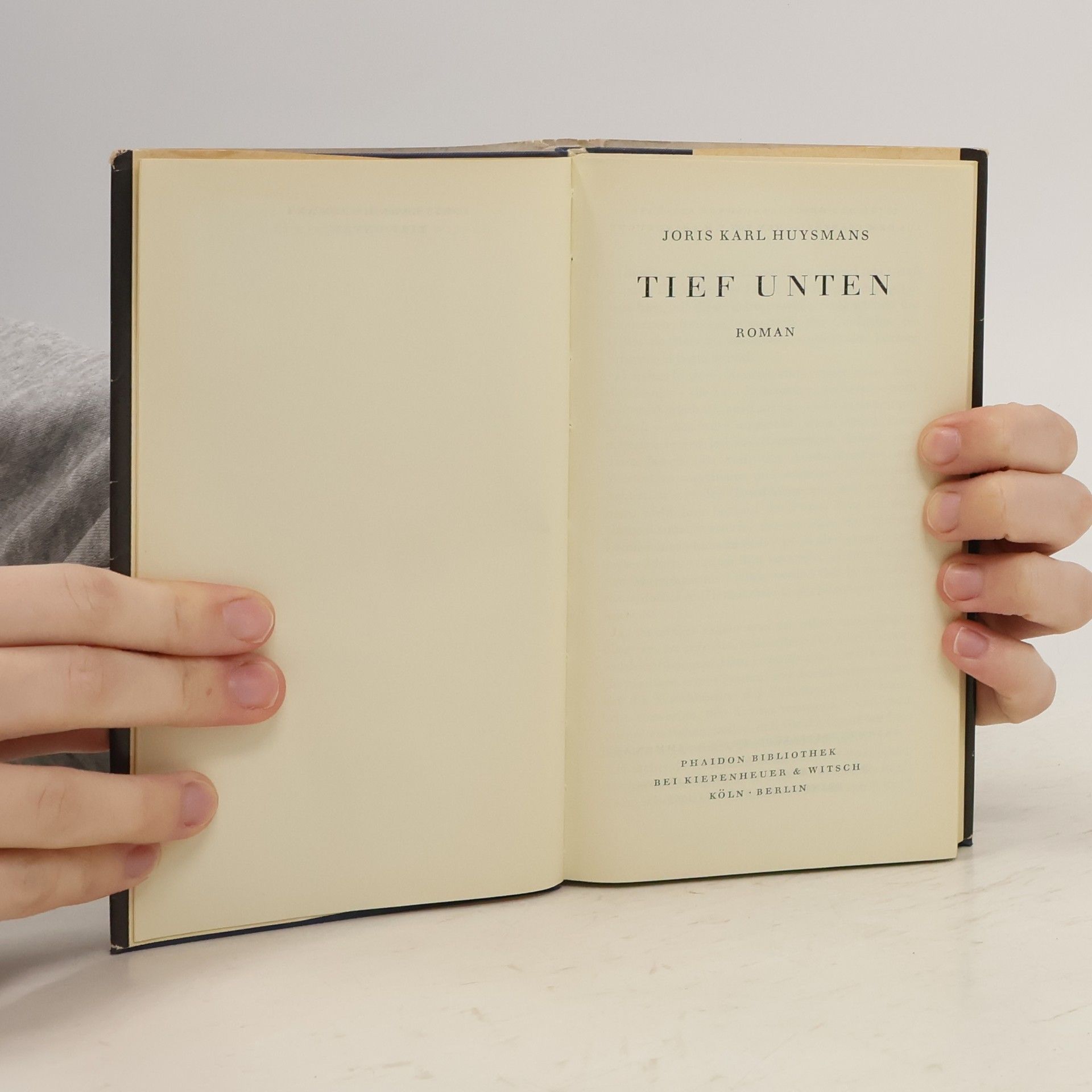 Joris-Karl Huysmans Tief unten