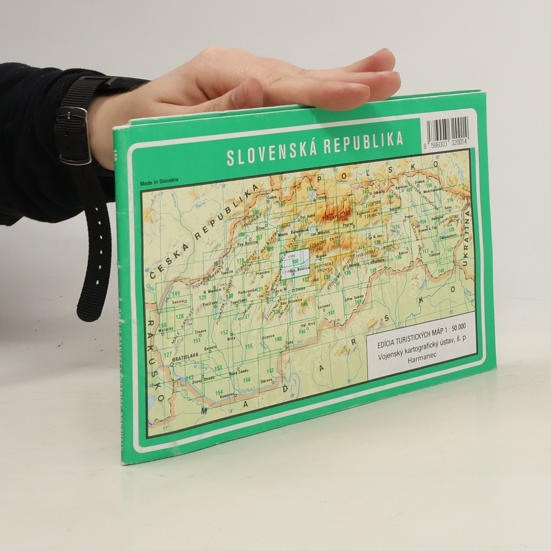 Autorenkollektiv Okolie Banskej Bystrice Donovaly 1:50 000