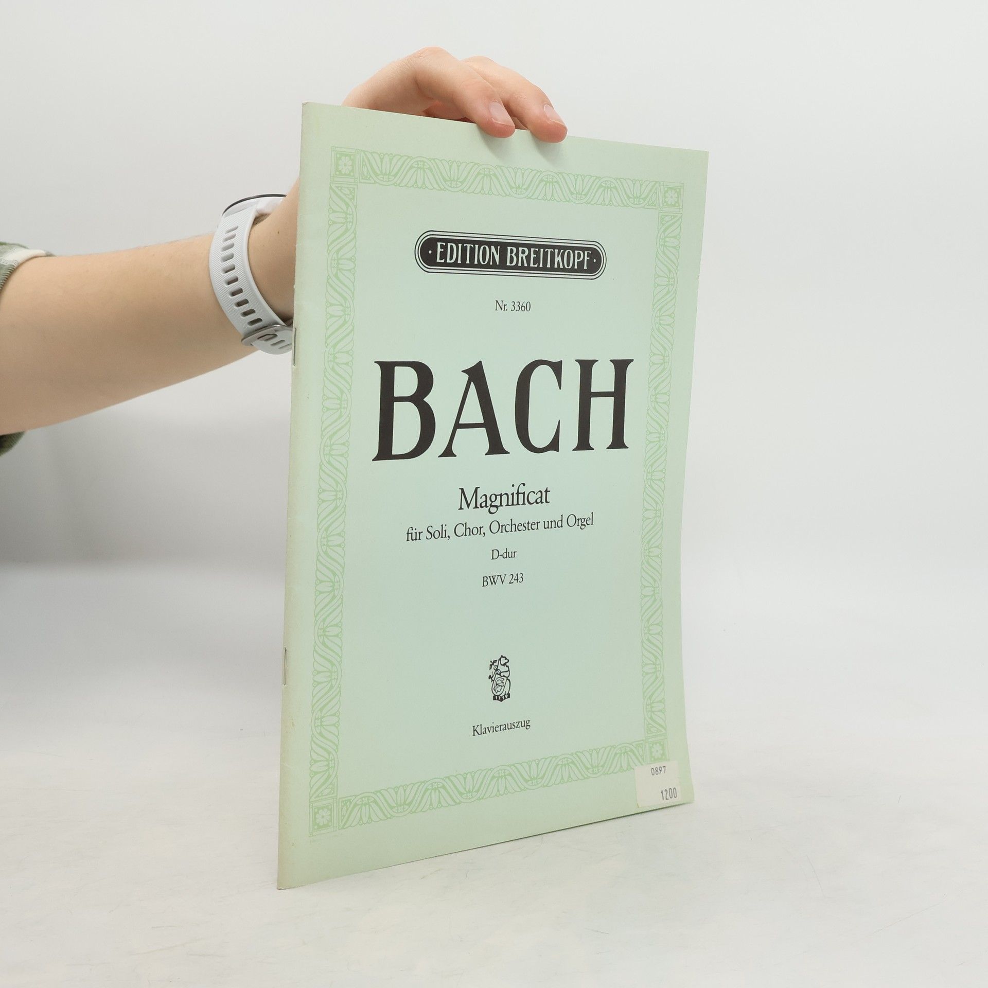 Johan Sebastian Bach Bach. Magnificat für Soli, Chor, Orchester und Orgel. D-dur