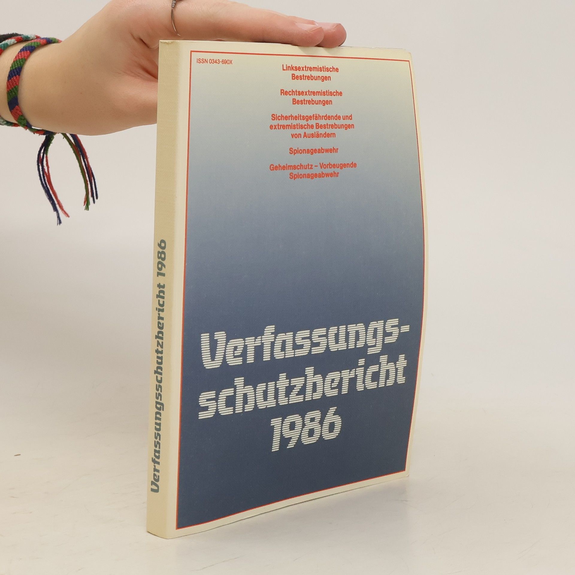 Collectif d'auteurs Verfassungsschutzbericht 1986