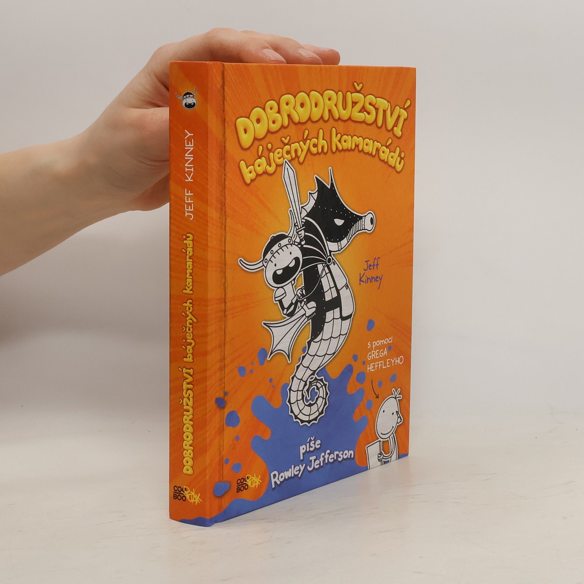 Jeff Kinney Dobrodružství báječných kamarádů. Píše Rowley Jefferson
