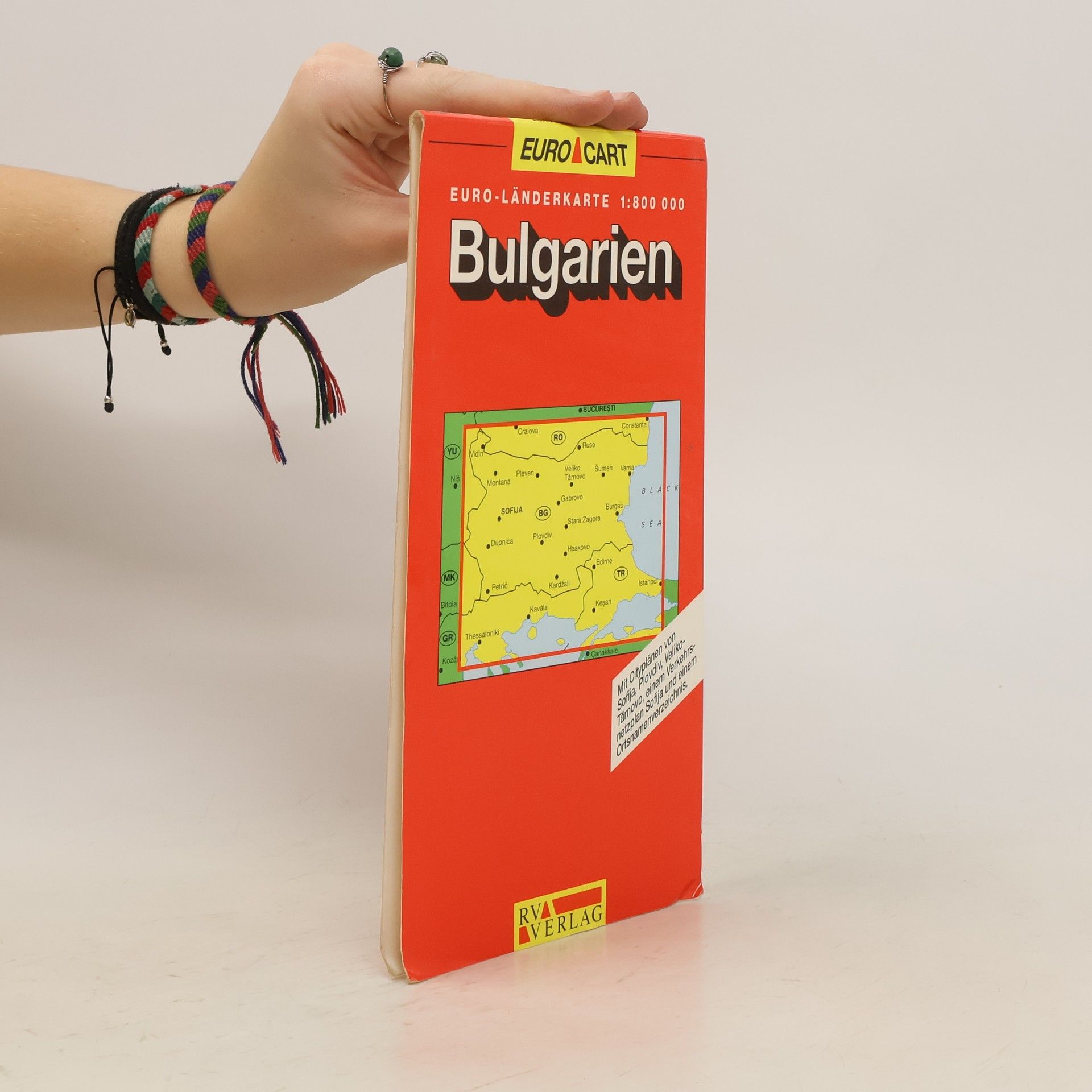 Collective Bulgarien : Euro-Länderkarte 1:800 000