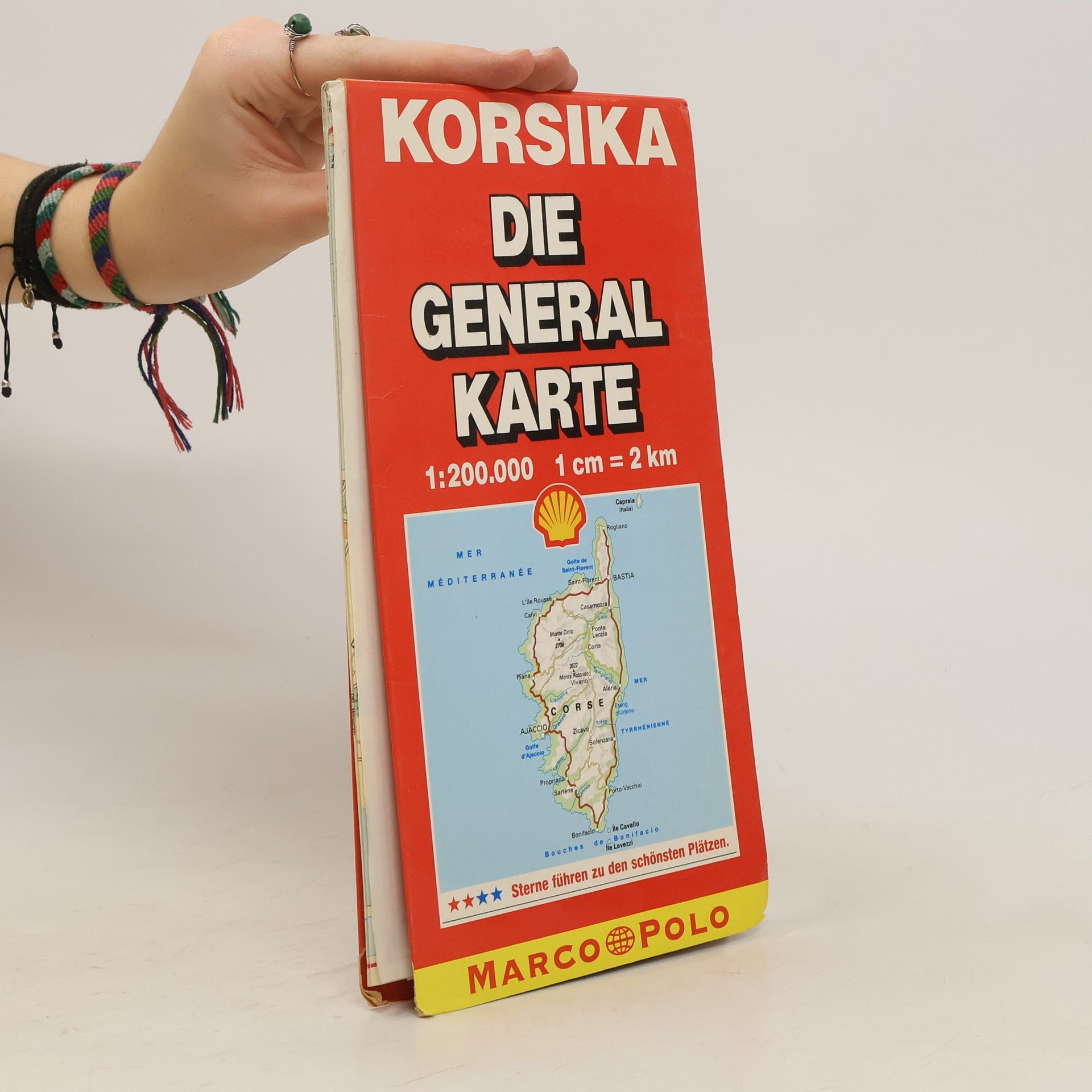 kolektiv Korsika. Die general Karte 1:200 000