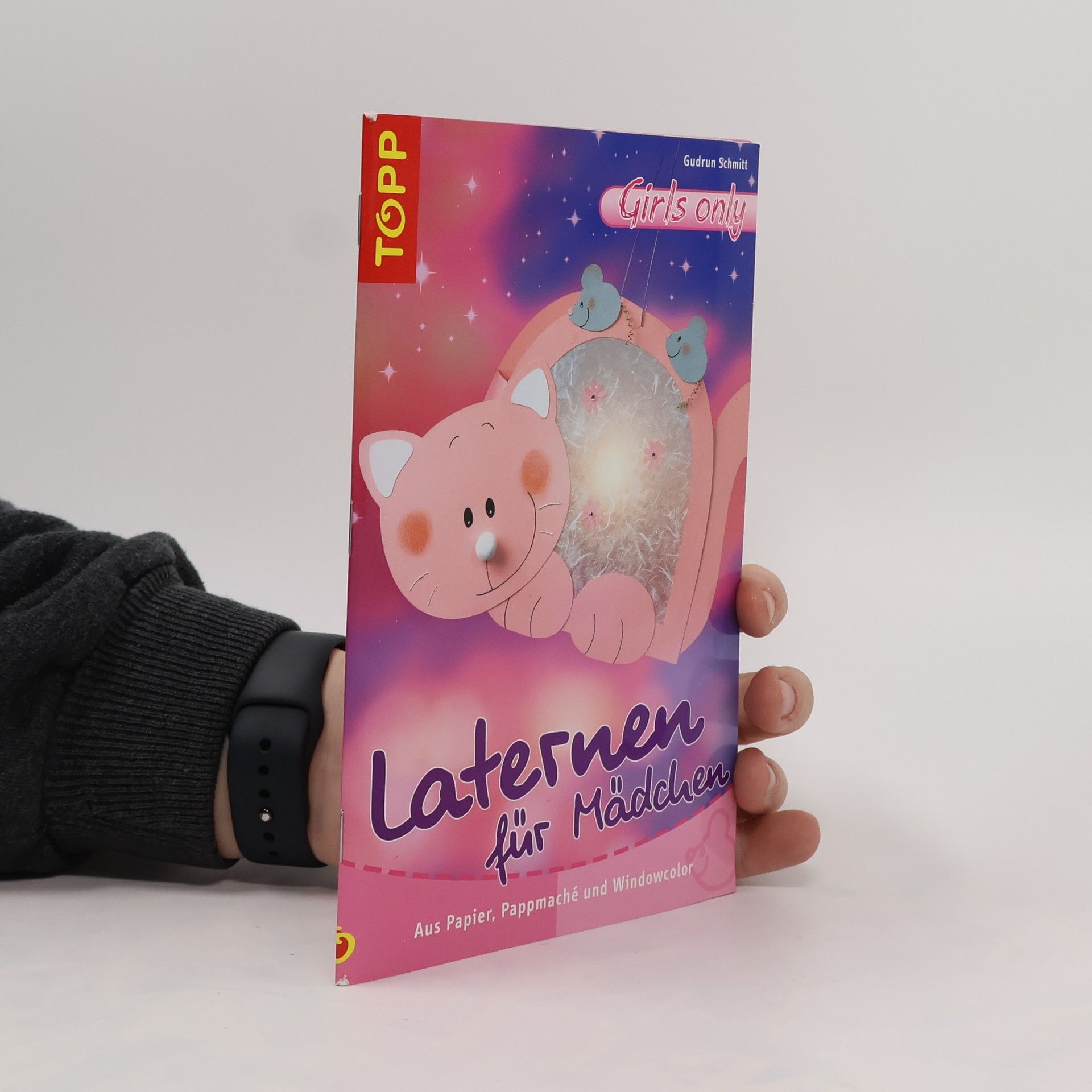 Gudrun Schmitt Laternen für Mädchen aus Papier, Pappmaché und Windowcolor