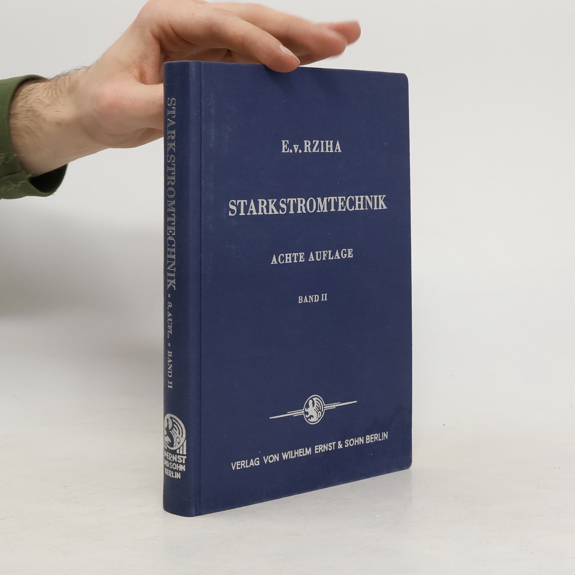 E. V. Rziha Starkstromtechnik II