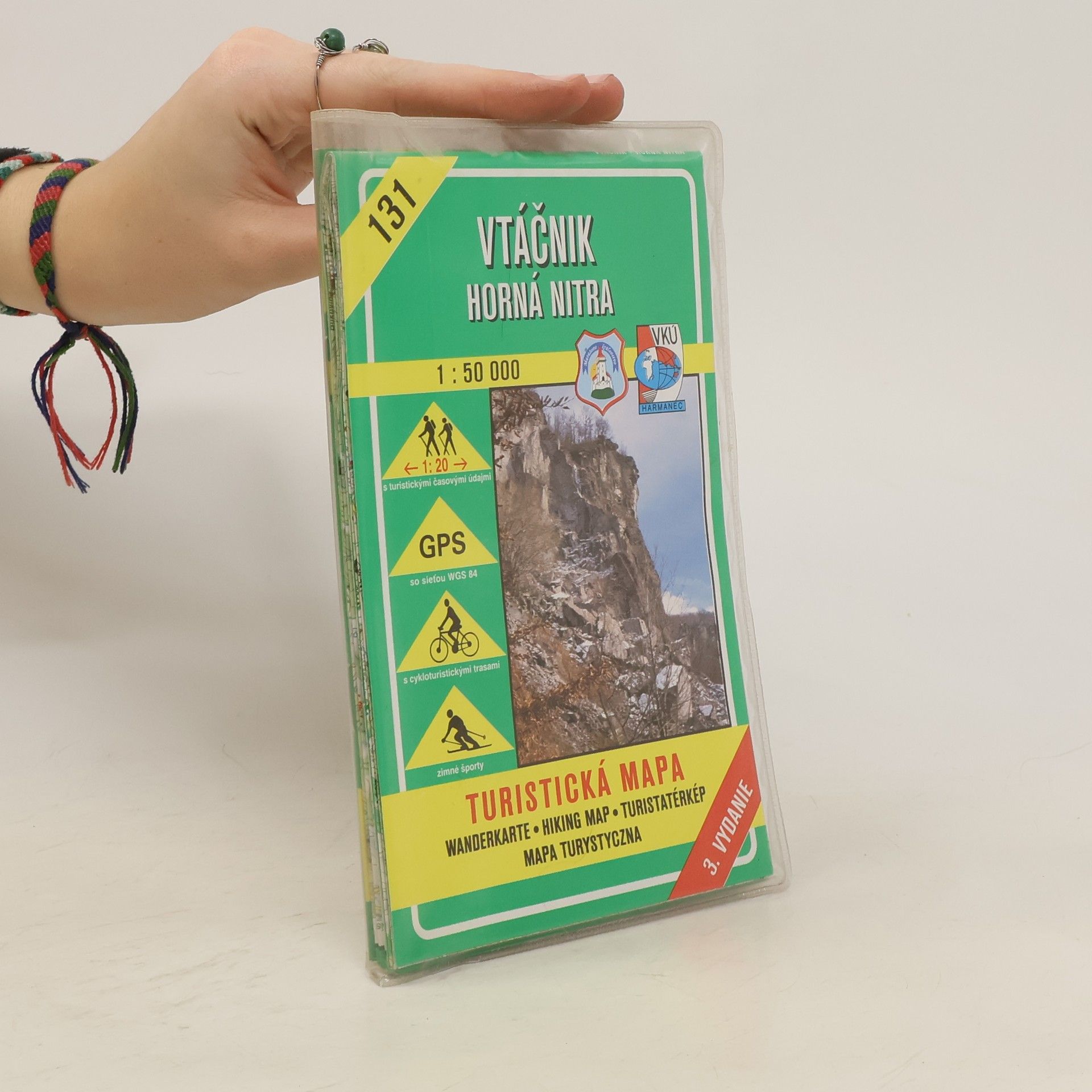 Autores varios Horná Nitra - Vtáčnik - Strážovské vrchy 1:50 000