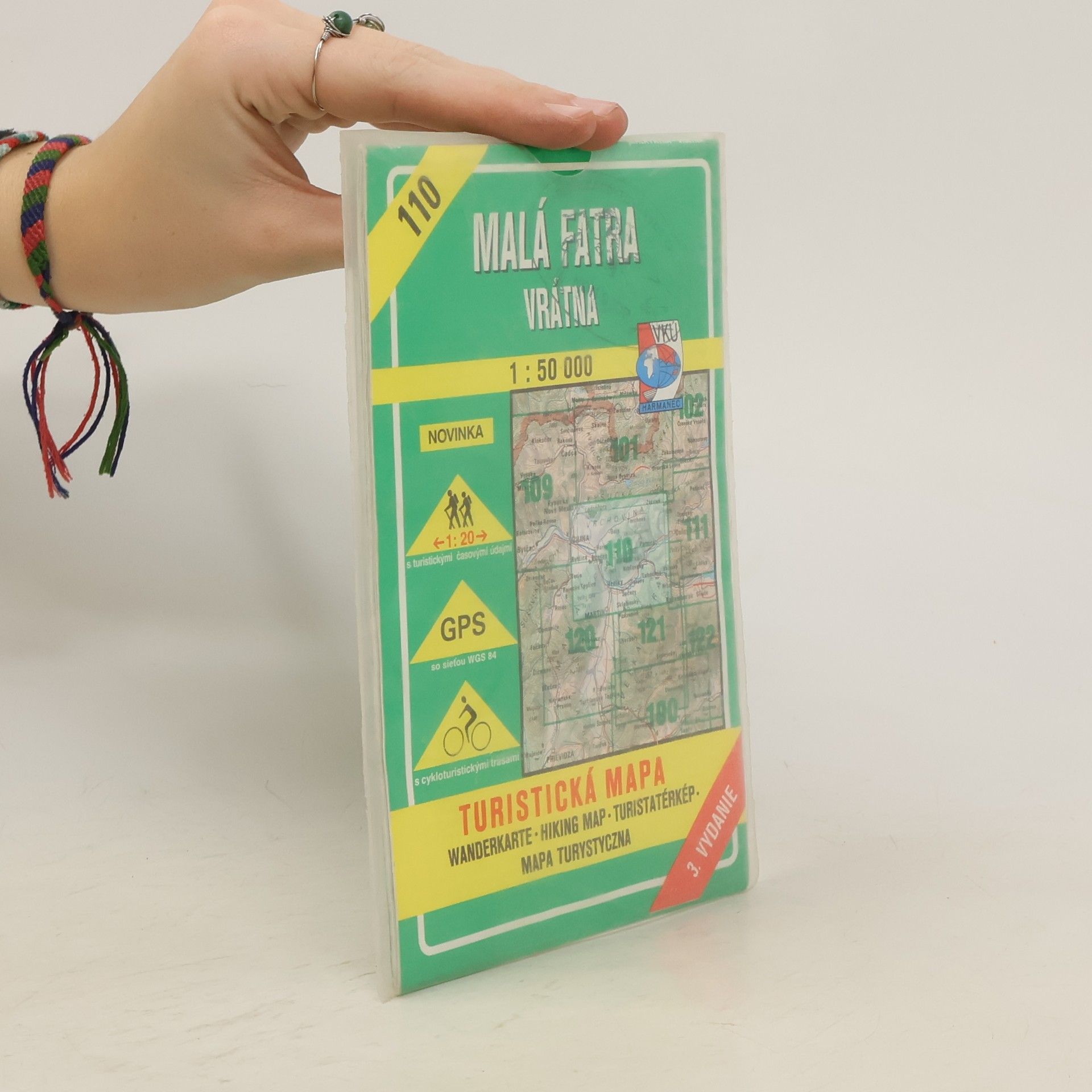 Mária Fábryová Malá Fatra - Vrátna turistická mapa 1:50 000
