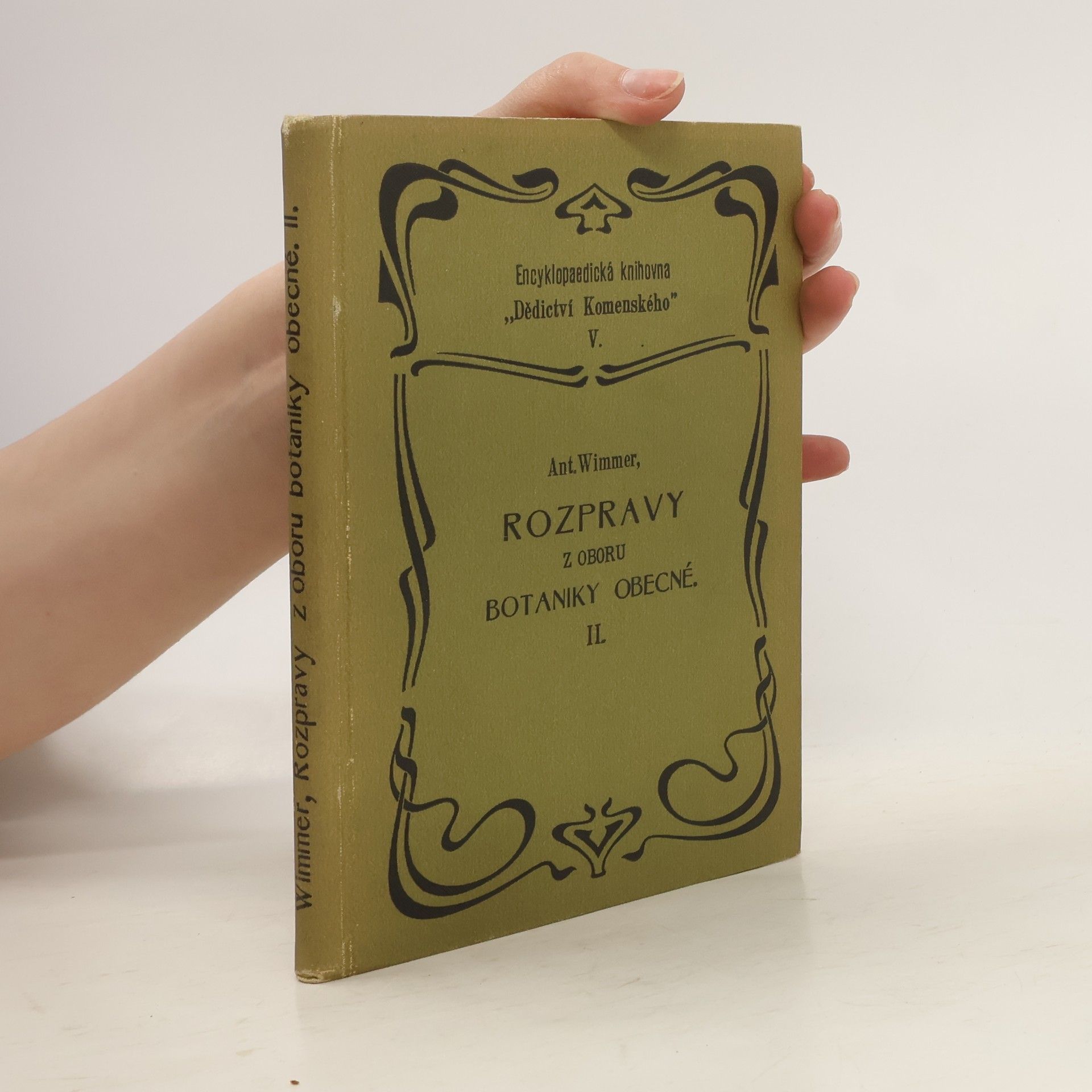 Antonín Wimmer Rozpravy z oboru botaniky obecné II.