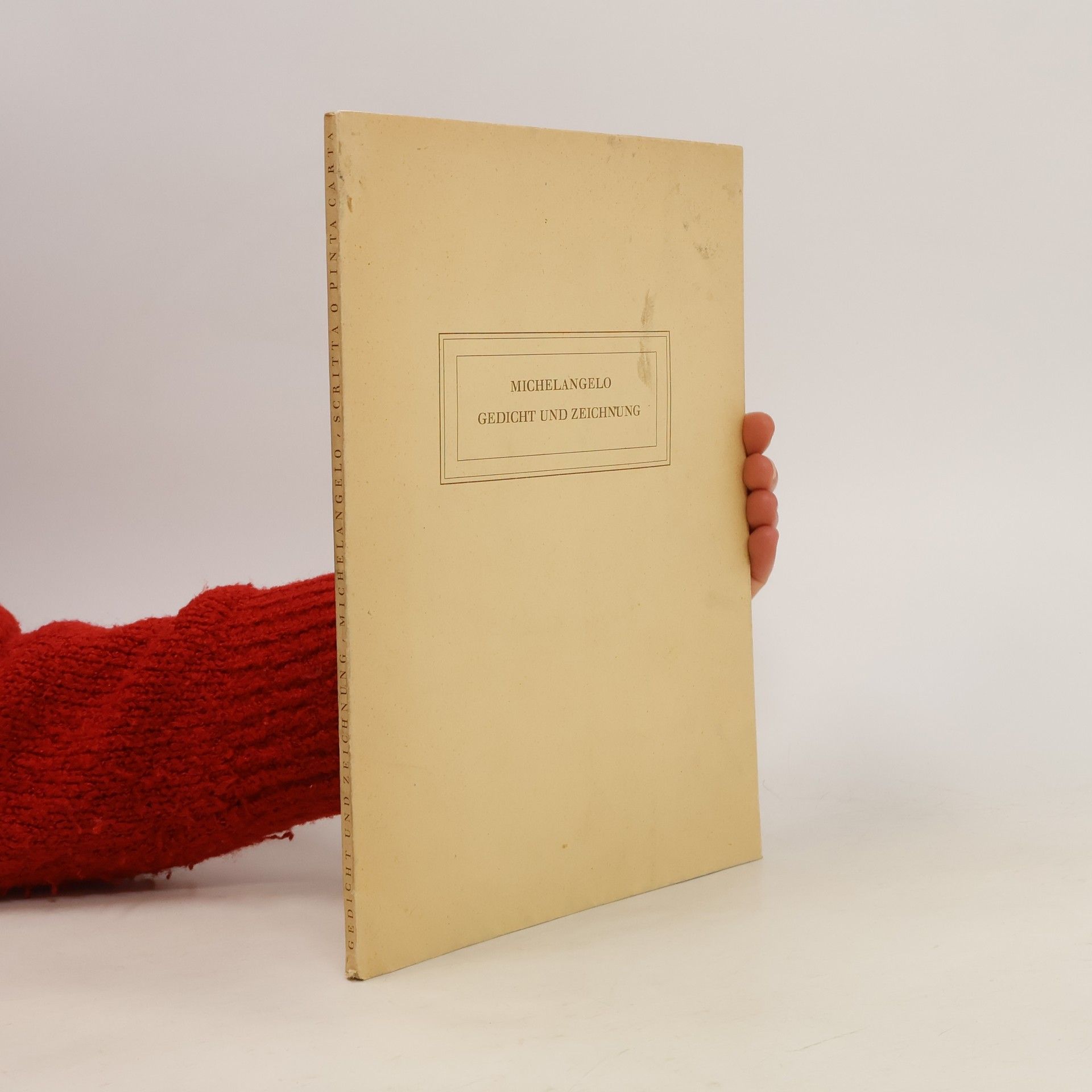 Erwin Redslob Michelangelo. Gedicht und Zeichnung