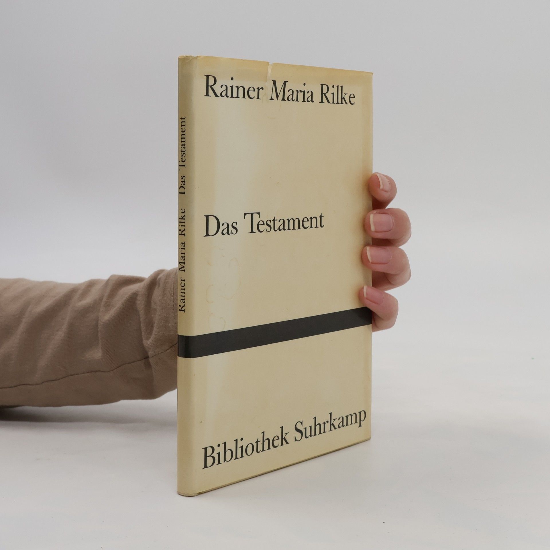 Rainer Maria Rilke Das Testament. Hrsg. u. Nachw. v. Ernst Zinn