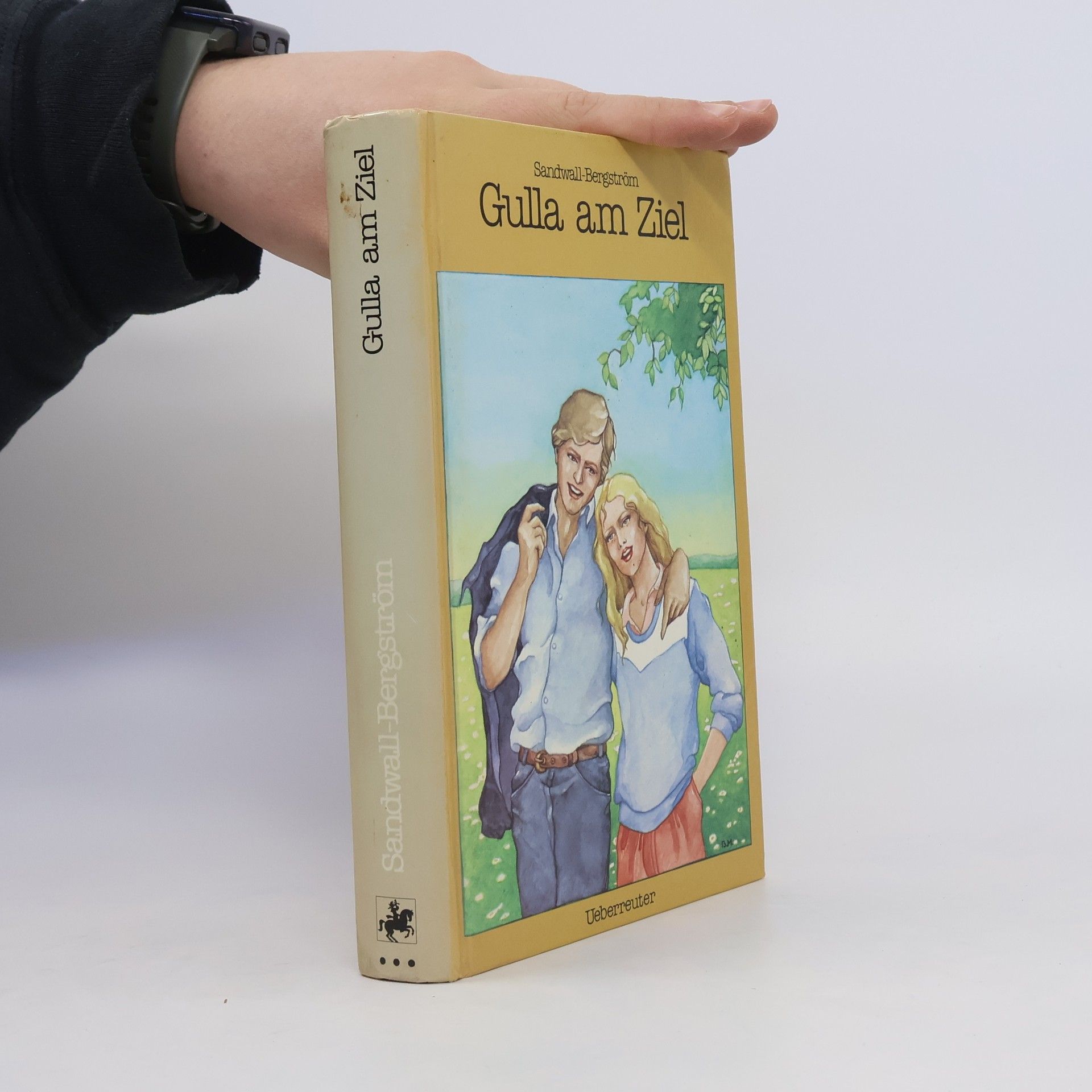Martha Sandwall-Bergström Gulla am Ziel