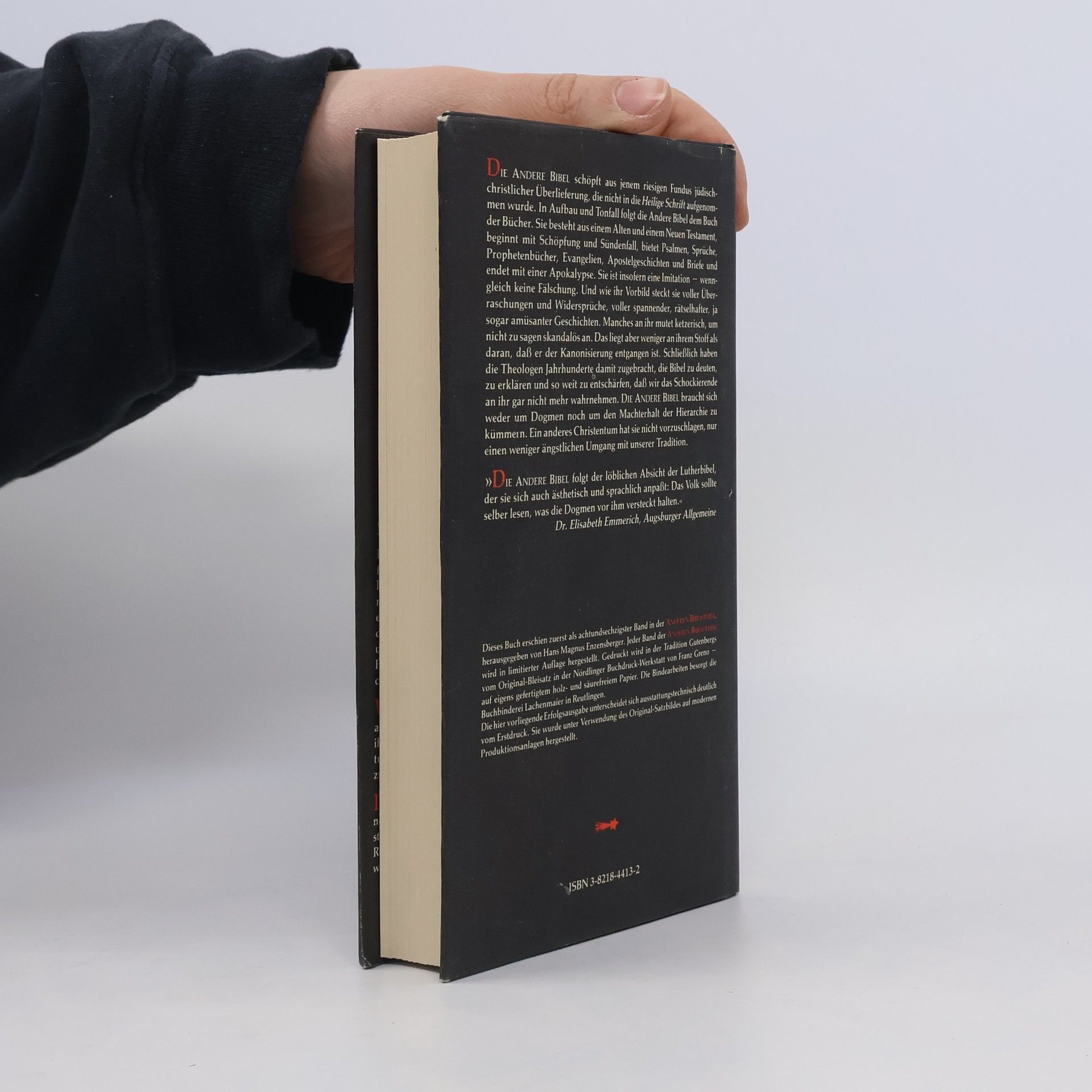 Alfred Pfabigan Die Andere Bibel : mit Altem und Neuem Testament