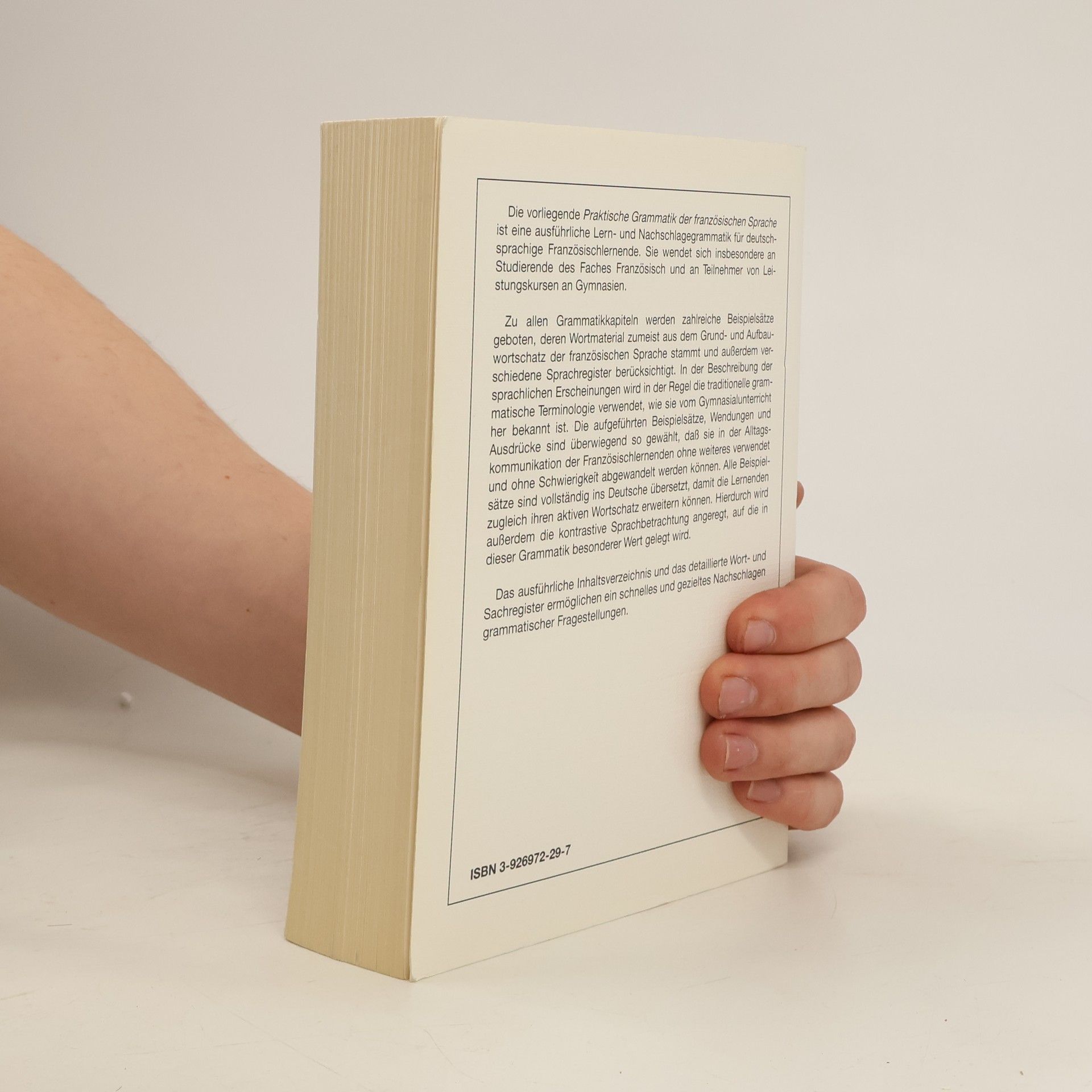 Wolfgang Reumuth Praktische Grammatik der französischen Sprache