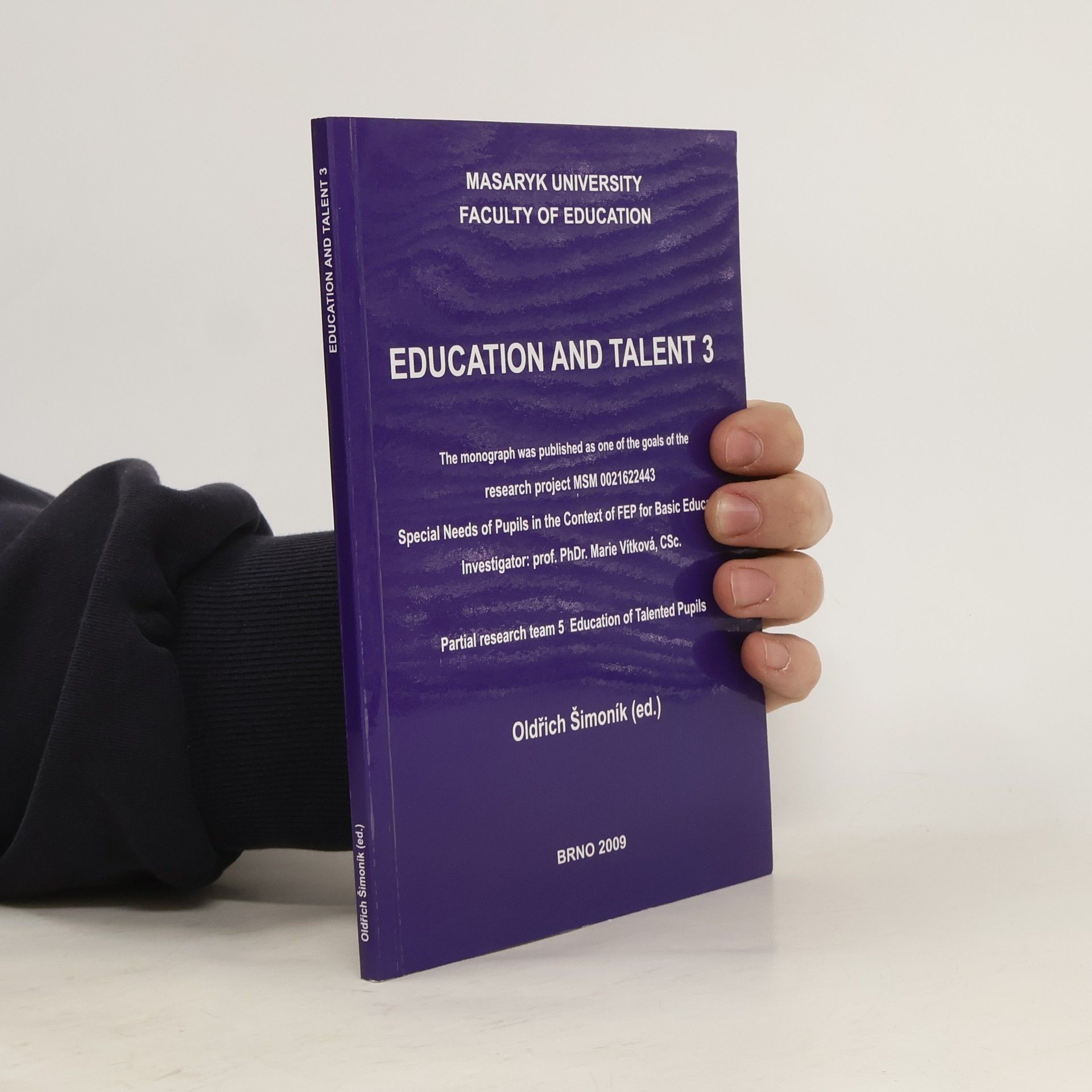 Oldřich Šimoník Education and Talent 3