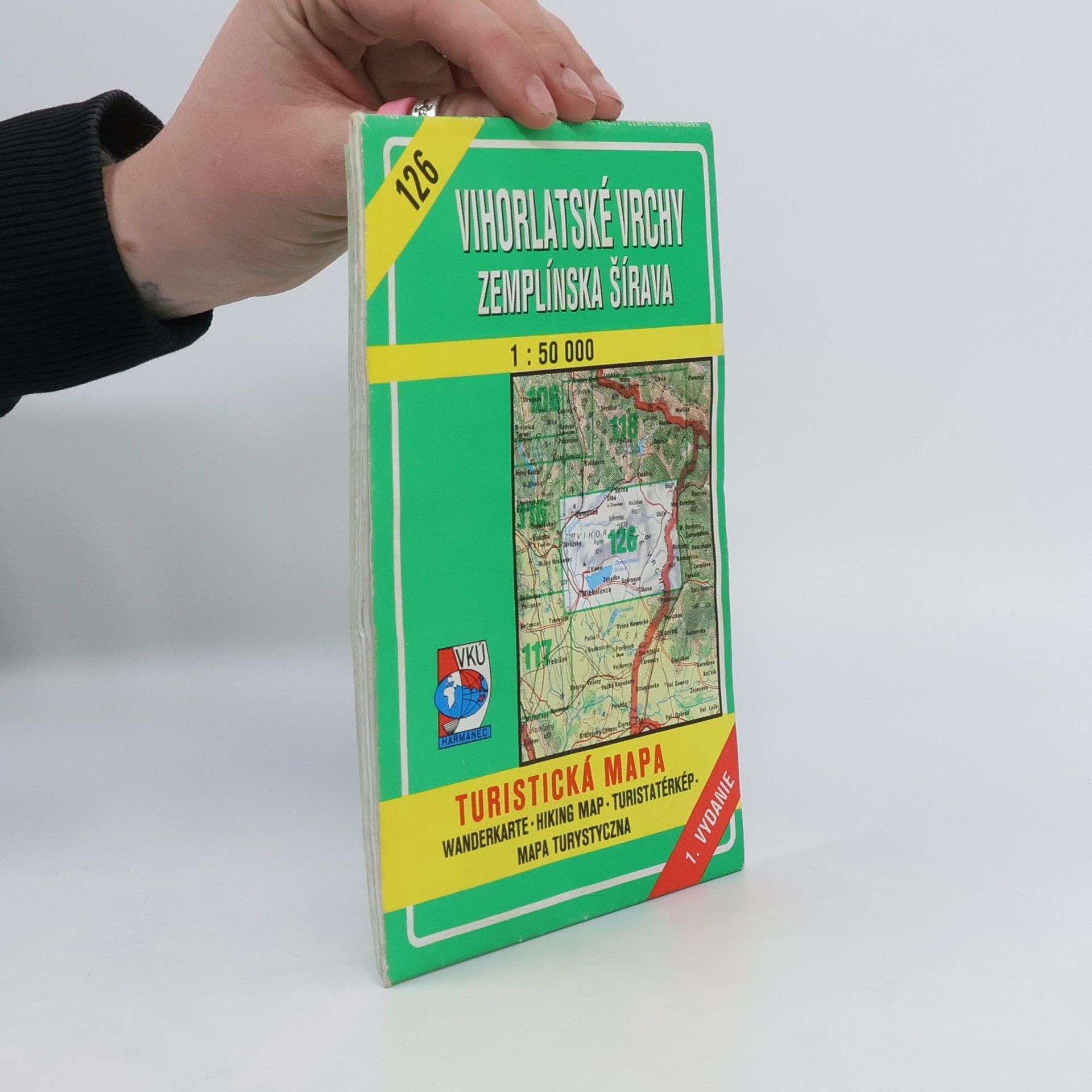 kolektiv Vihorlatské vrchy Zemplínská Šírava : turistická mapa