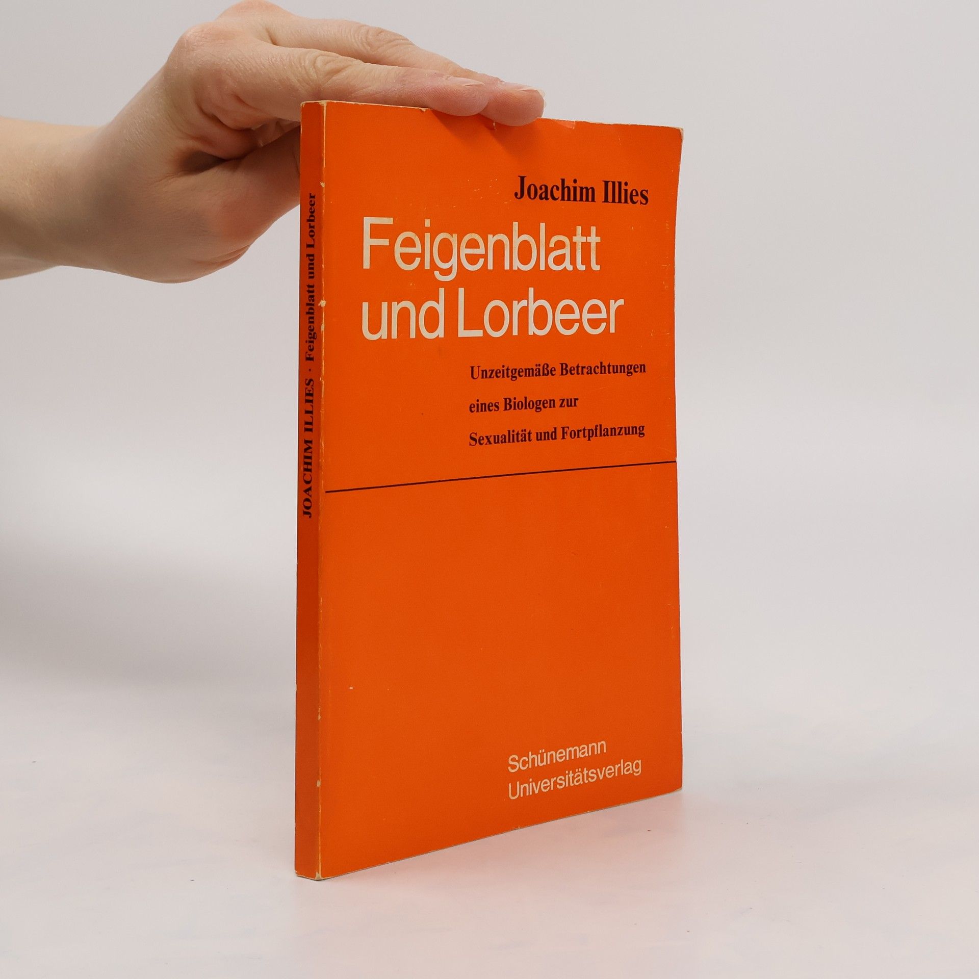 Joachim Illies Feigenblatt und Lorbeer