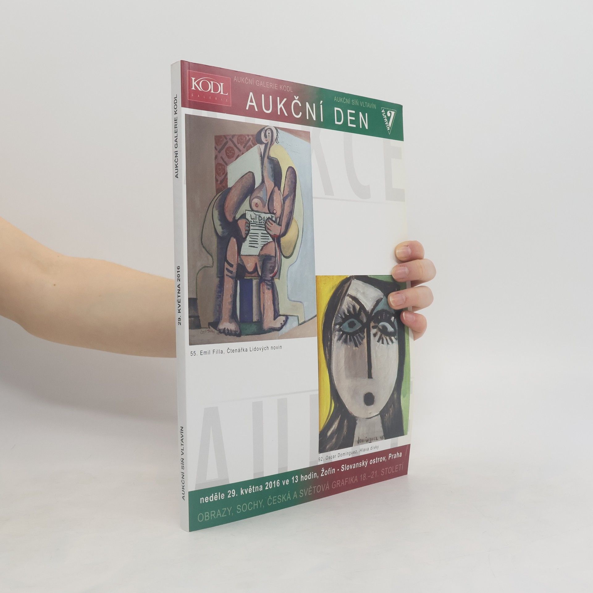 Collectif d'auteurs Aukční den 29. května 2016