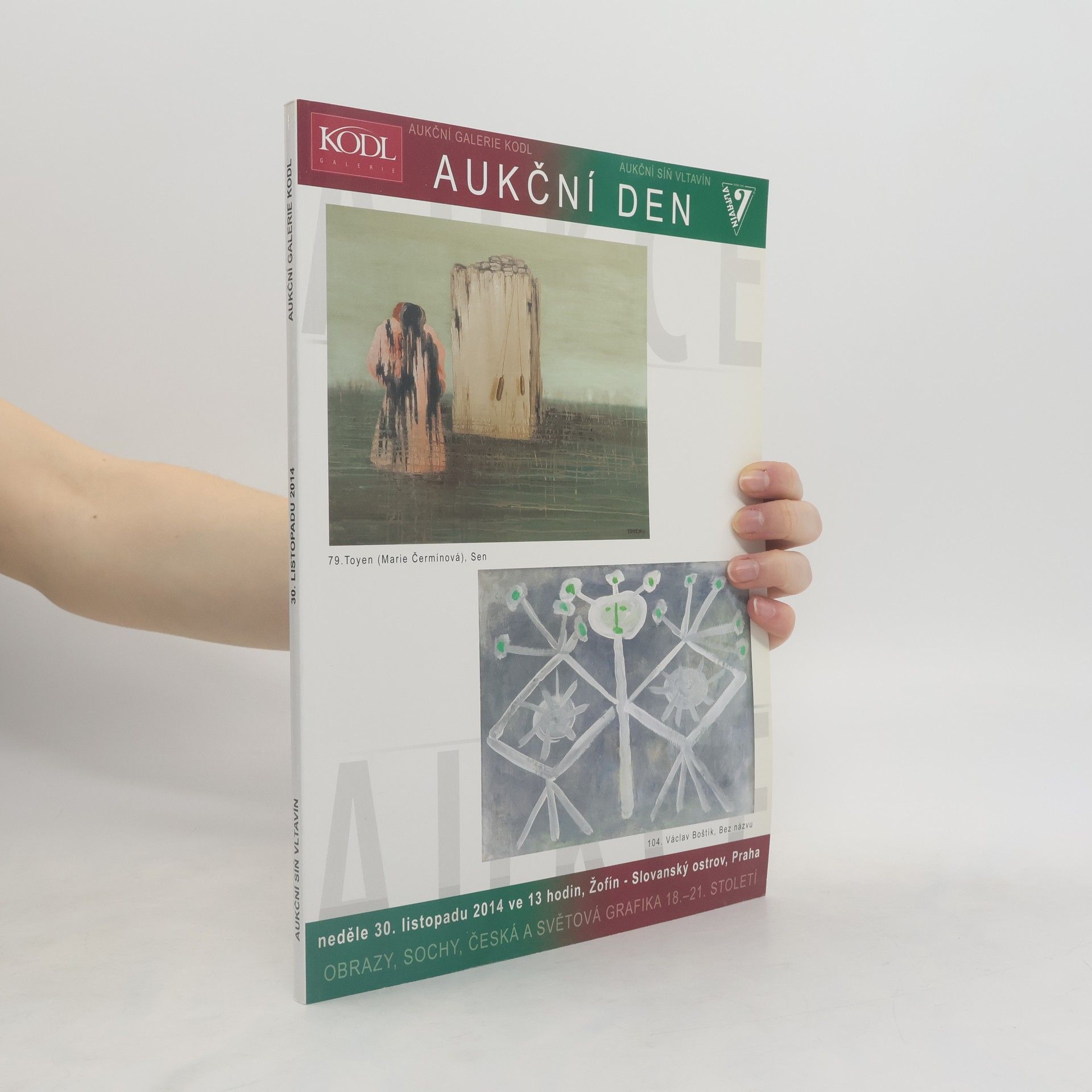 Autorenkollektiv 73. aukční den. Aukční Galerie Kodl a 125. aukce Aukční síně Vitavín. Katalog
