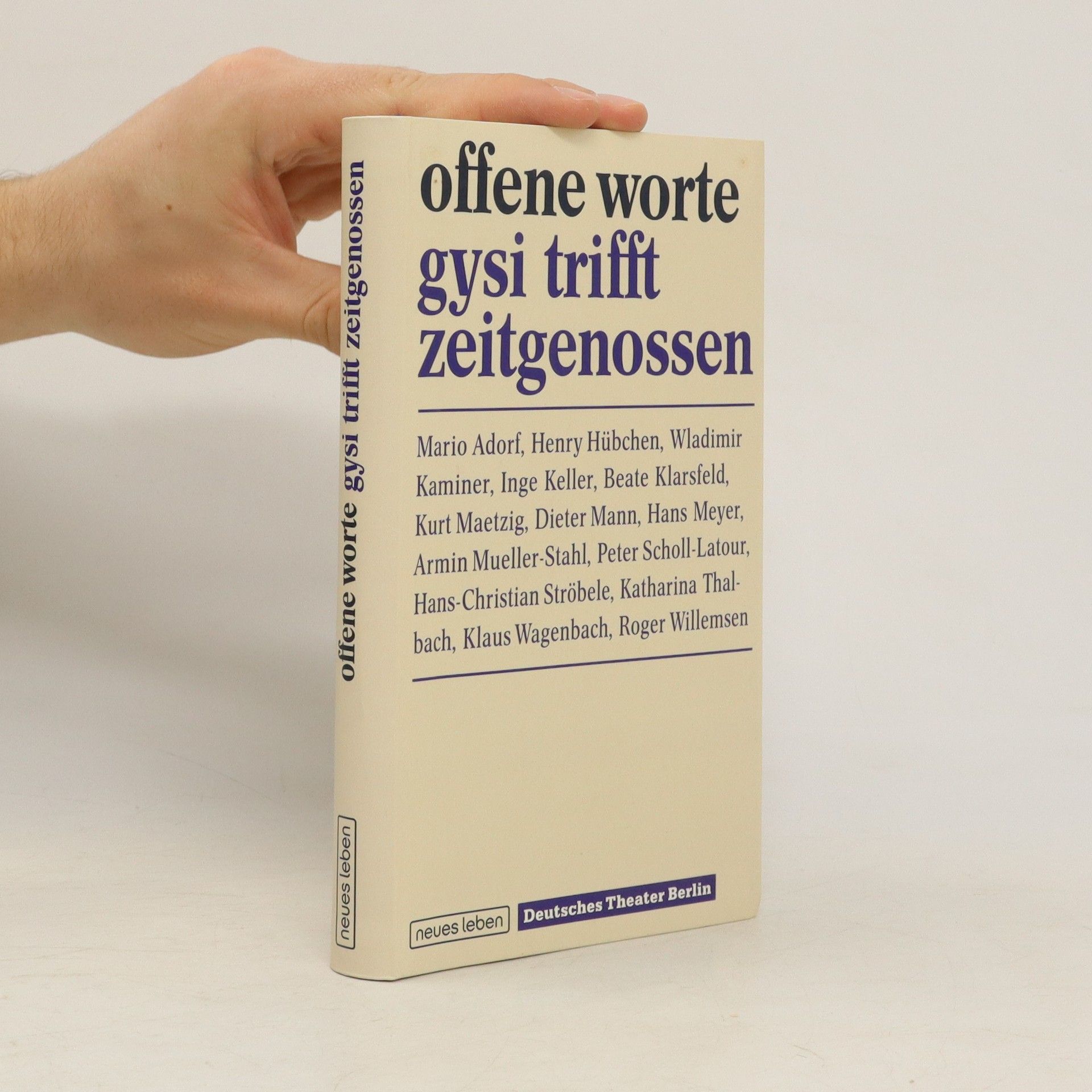 Gregor Gysi Offene Worte