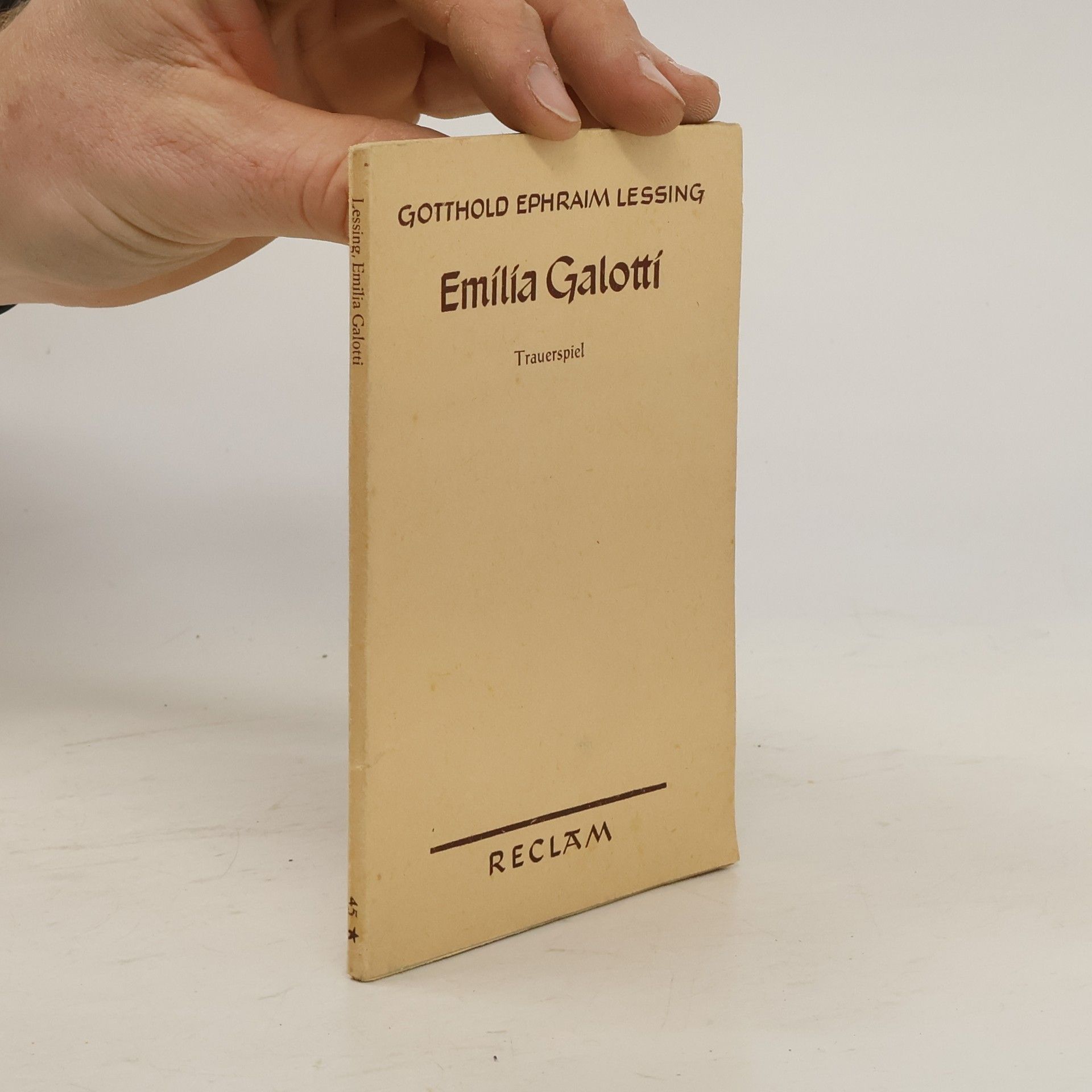 Gotthold Ephraim Lessing Emilia Galotti