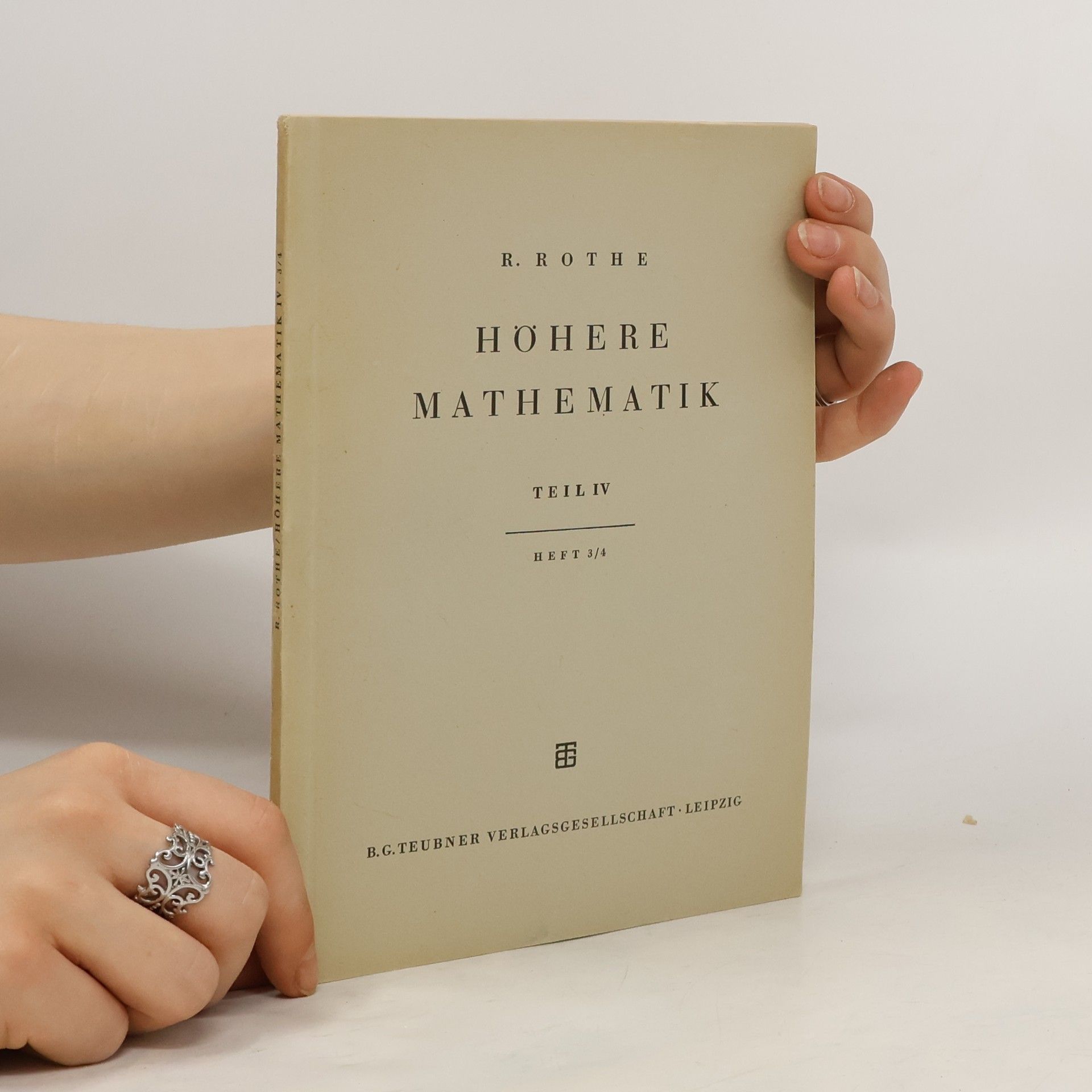 R. Rothe Höhere Mathematik