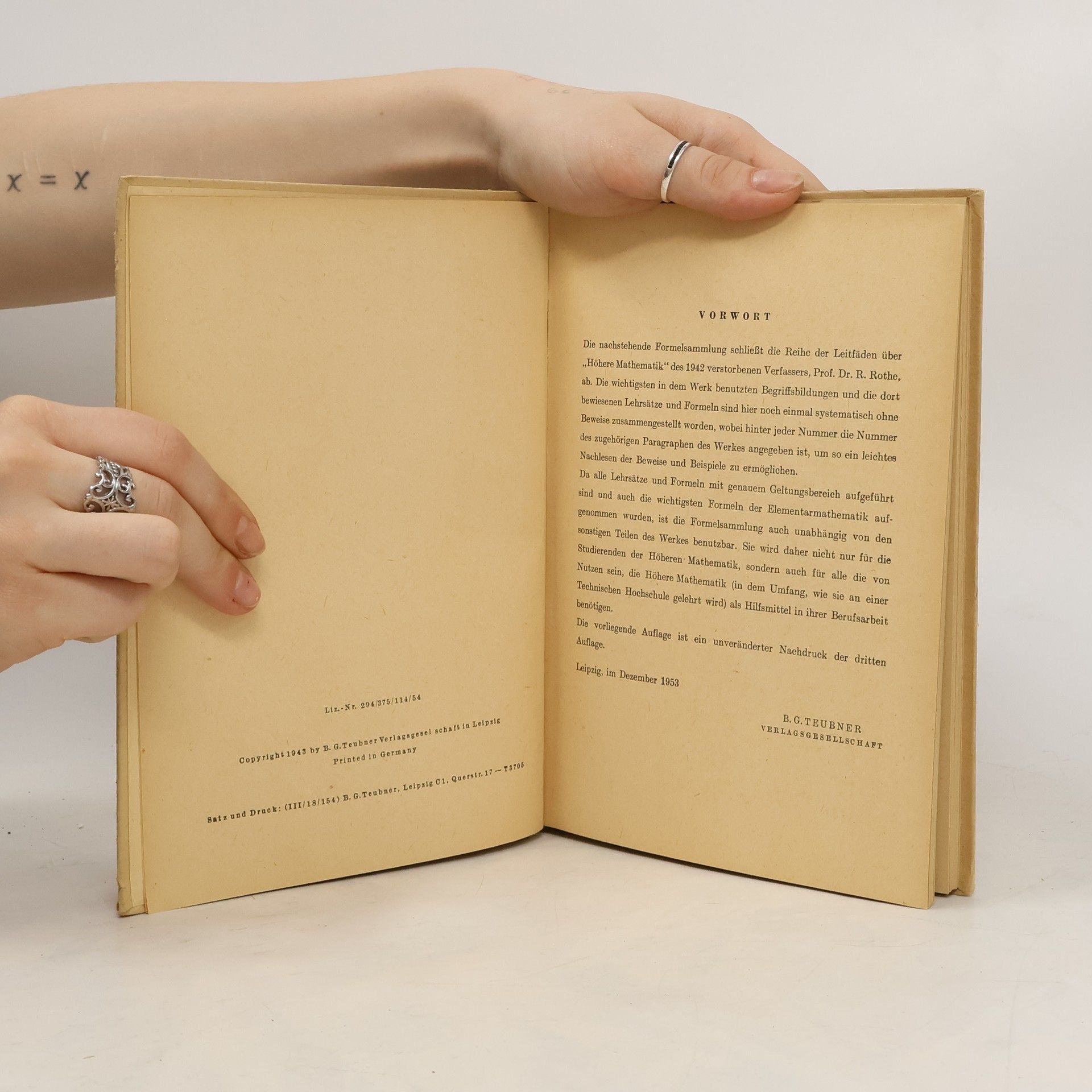 R. Rothe Höhere Mathematik V