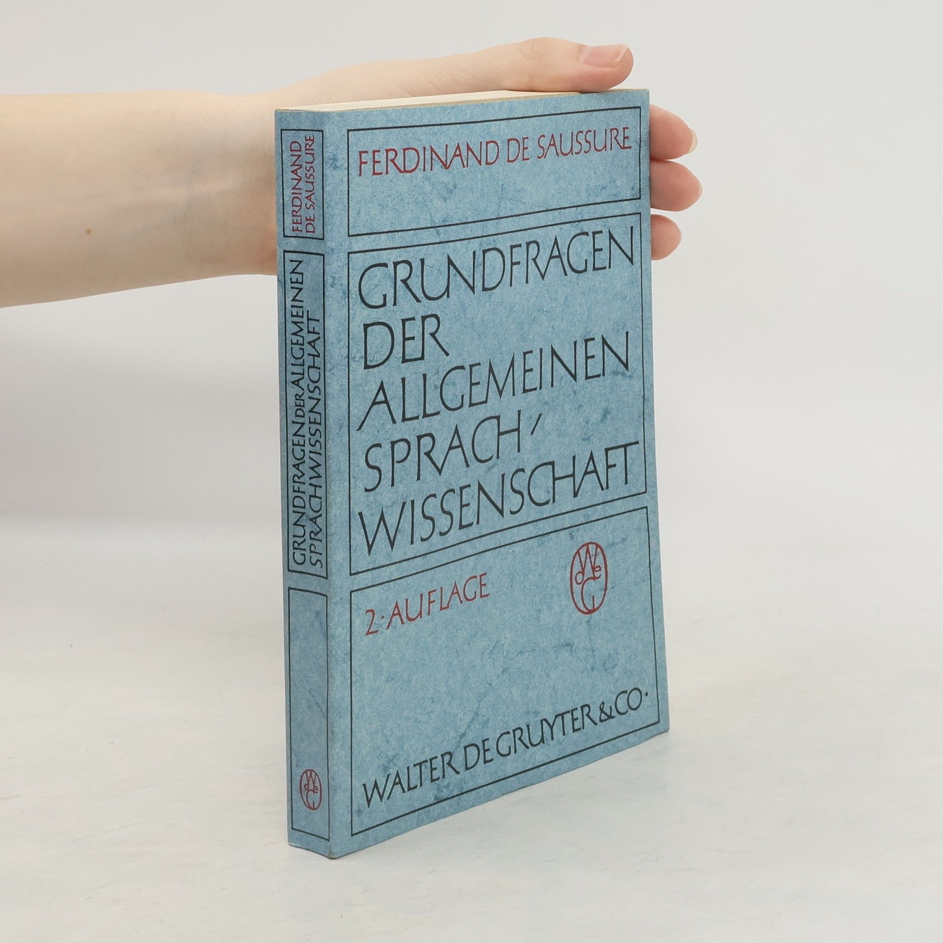 Ferdinand de Saussure Grundfragen der allgemeinen Sprachwissenschaft