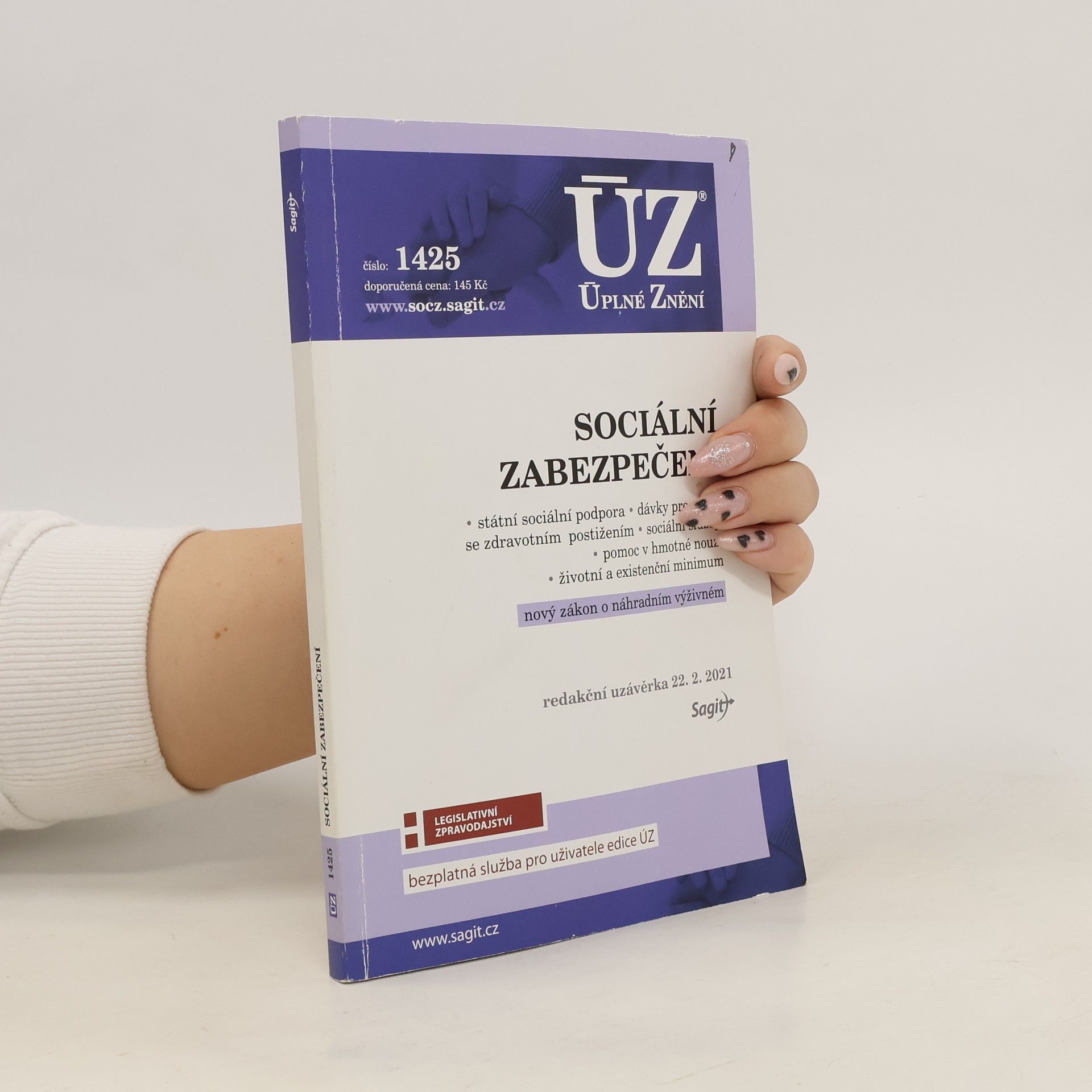 Autorenkollektiv ÚZ 1425: Sociální zabezpečení, státní podpora, dávky pro osoby se zdravotním postižením, sociální služby, pomoc v hmotné nouzi, životní a existenční minimum - nový zákon o náhradním výživném