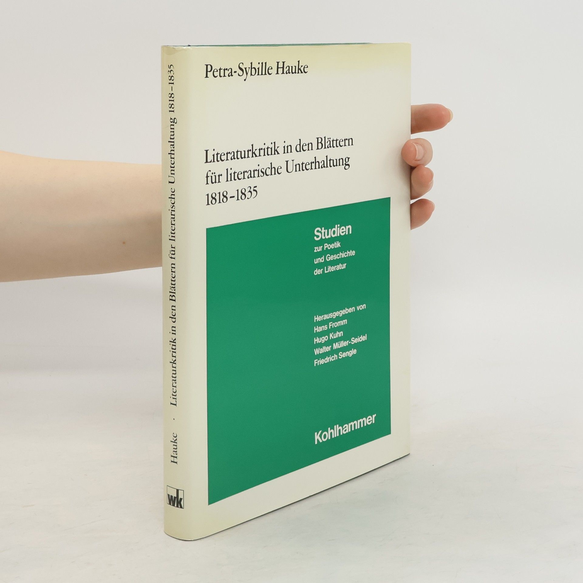 Petra-Sybille Hauke Literaturkritik in den Blättern für literarische Unterhaltung