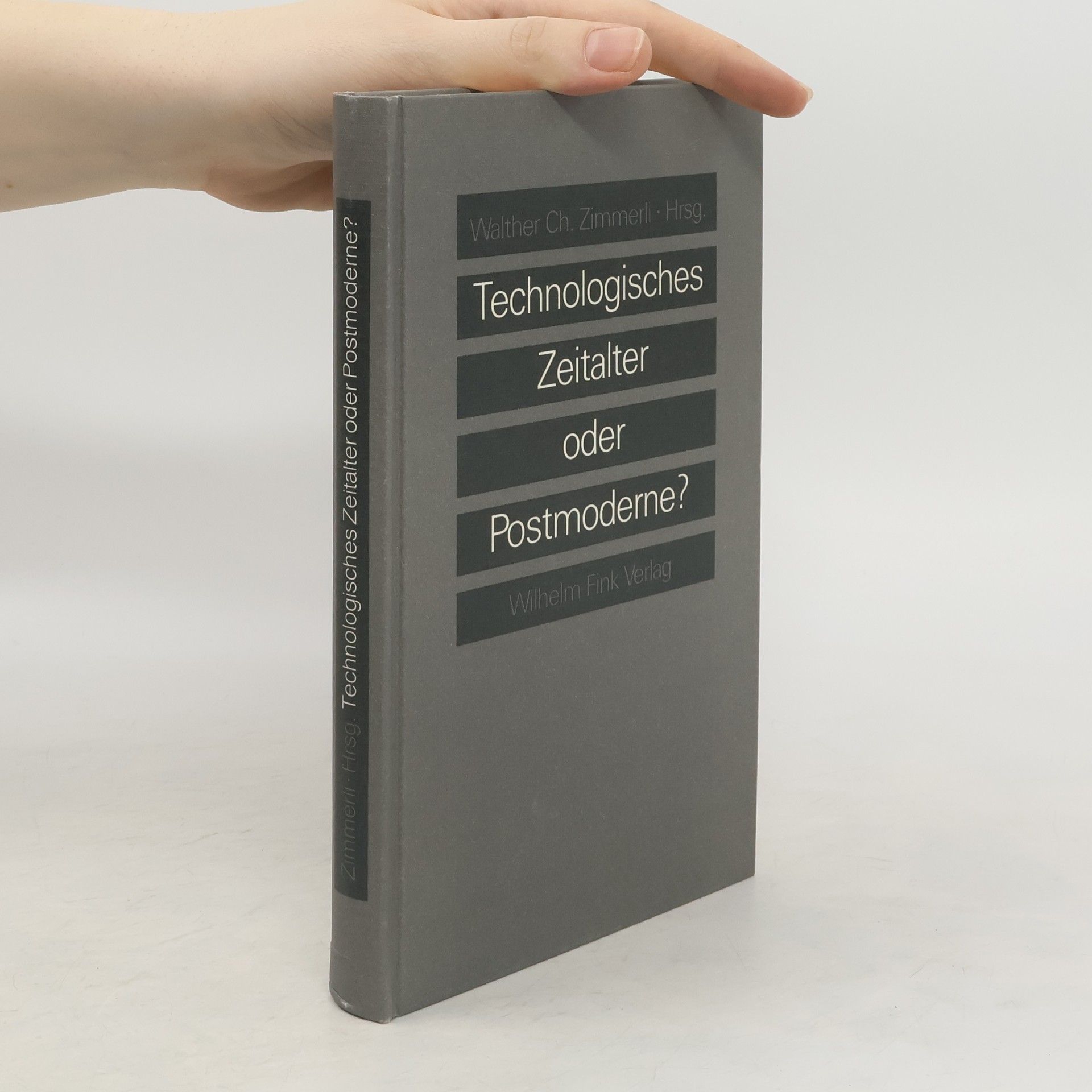 Walther Christoph Zimmerli Technologisches Zeitalter oder Postmoderne