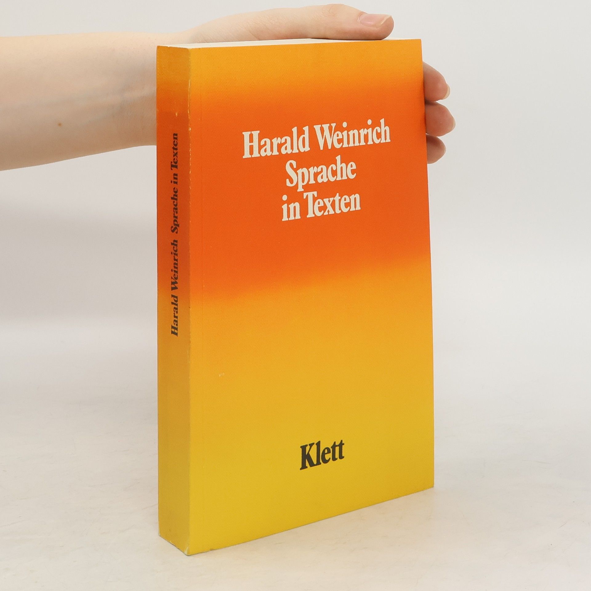 Harald Weinrich Sprache in Texten