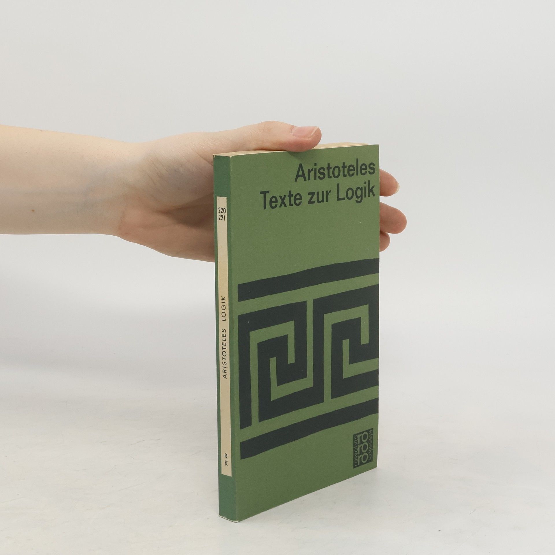Aristotelés Texte zur Logik