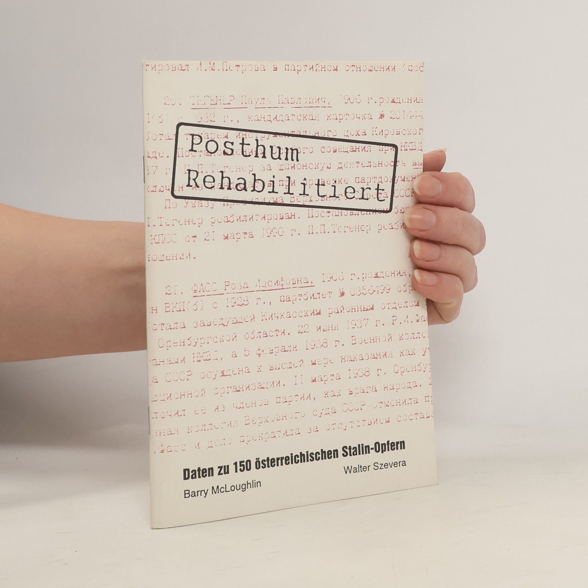Barry McLoughlin Posthum Rehabilitiert
